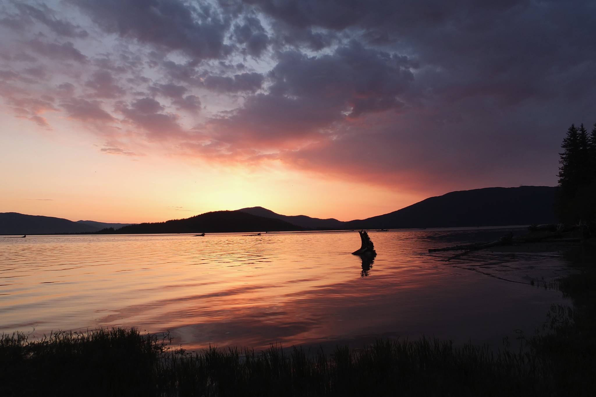 This photo shows the sunset from Garnet Ledge, in Alaska. (Courtesy Photo / Mary Catharine Martin)