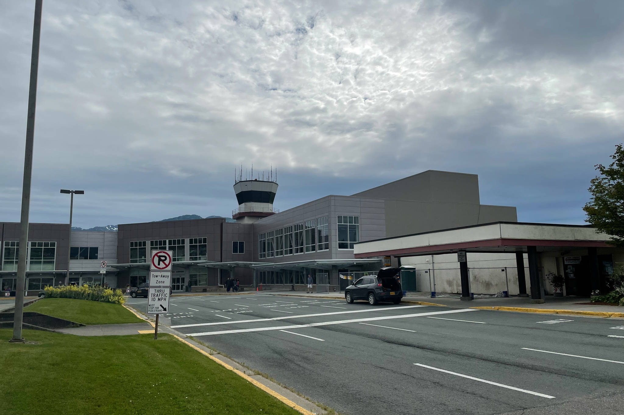 A $27 million renovation of Juneau International Airport, seen here on Aug. 3, 2021, is almost complete, aiming for the end of 2021 or early 2022. (Michael S. Lockett / Juneau Empire)