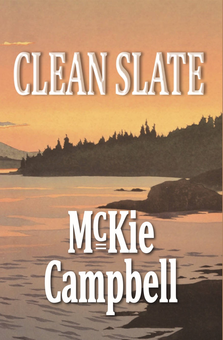 This image shows the cover to McKie Campbell’s book “Clean Slate.” Campbell said he licensed paintings by prolific Alaskan artist Byron Birdsall, now deceased, for his book covers. (Courest Image)