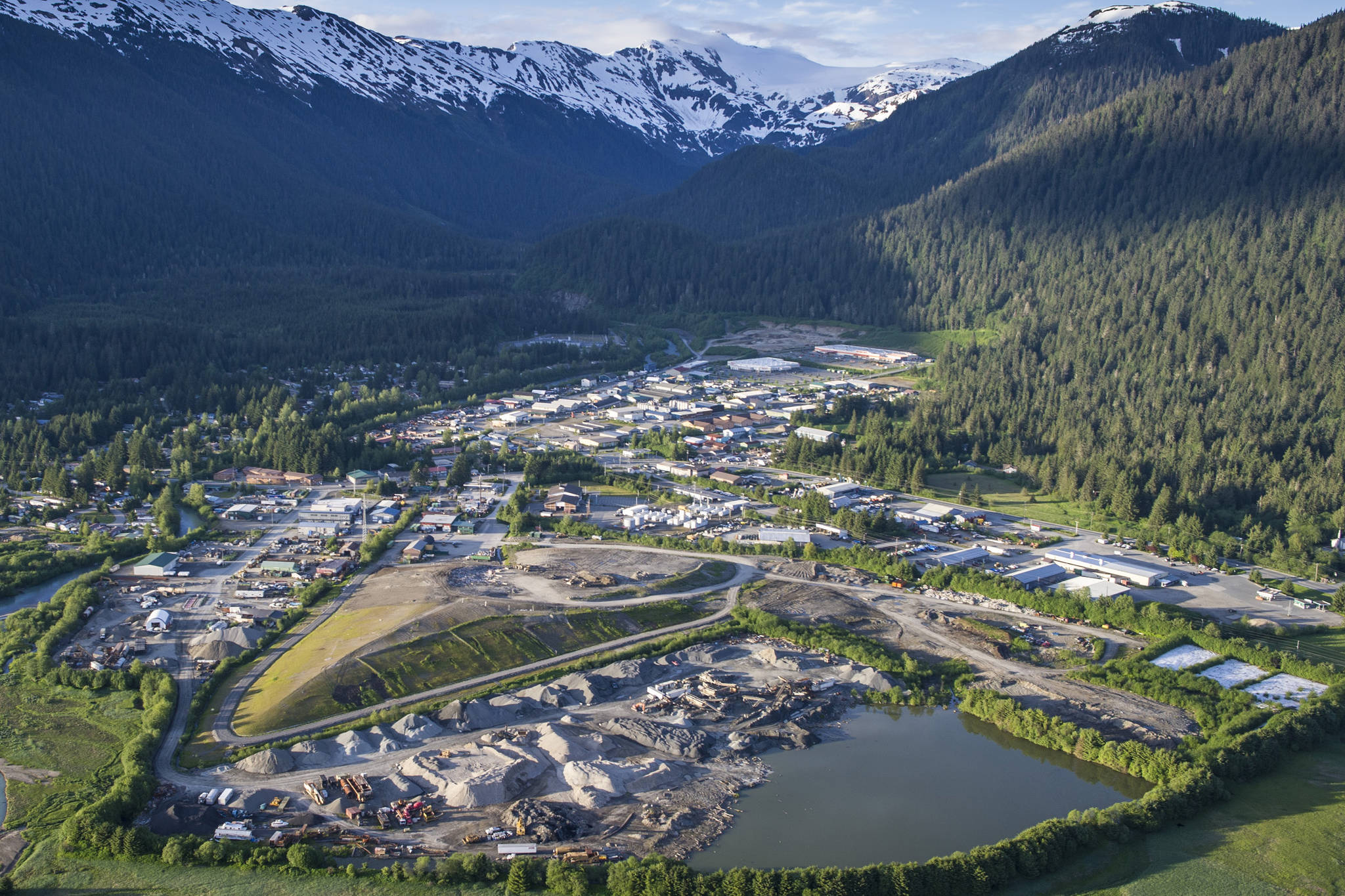 Juneau’s Capitol Disposal Landfill in June 2013. Members of the City and Borough of Juneau’s Public Works and Facilities Committee have a plan to address concerns about the long-term viability of Juneau’s landfill and of complaints about odors in the Lemon Creek area. (Michael Penn / Juneau Empire File)