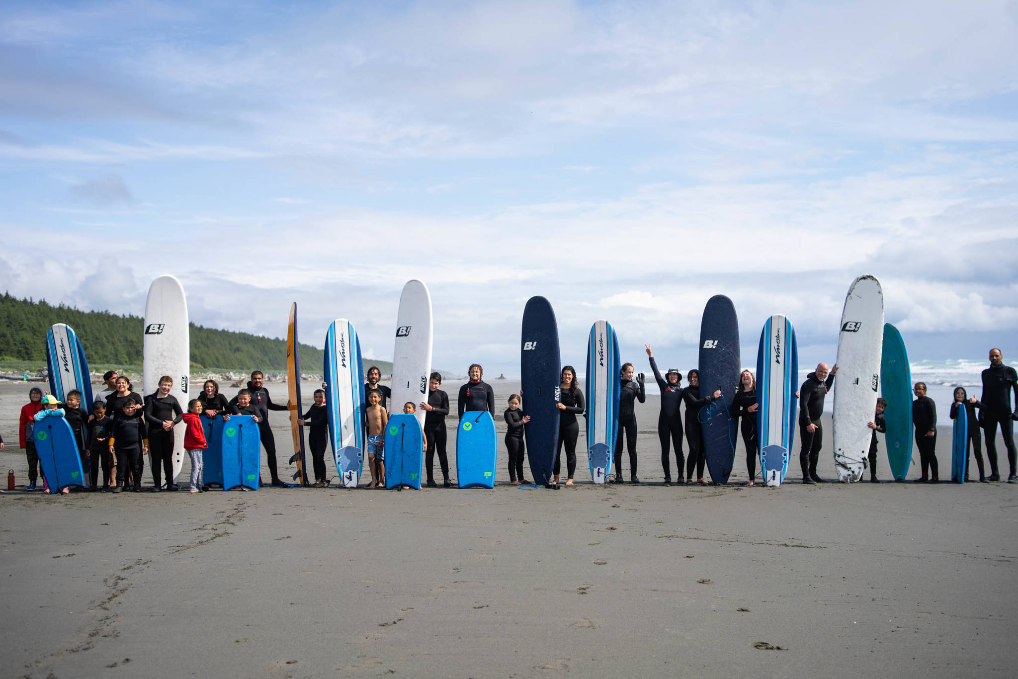 In July, Yakutat Surf Club kicked off their first camp of the summer. This is YSC’s third year supporting local youth in accessing Yakutat’s waves (Courtesy Photo / Bethany Sonsini Goodrich)