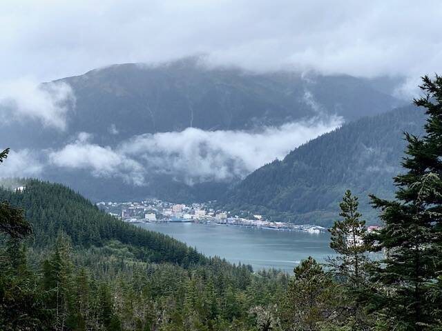 Juneau as seen from Treadwell Ditch Trail on Sept. 11. (Courtesy Photo / Denise Carroll)