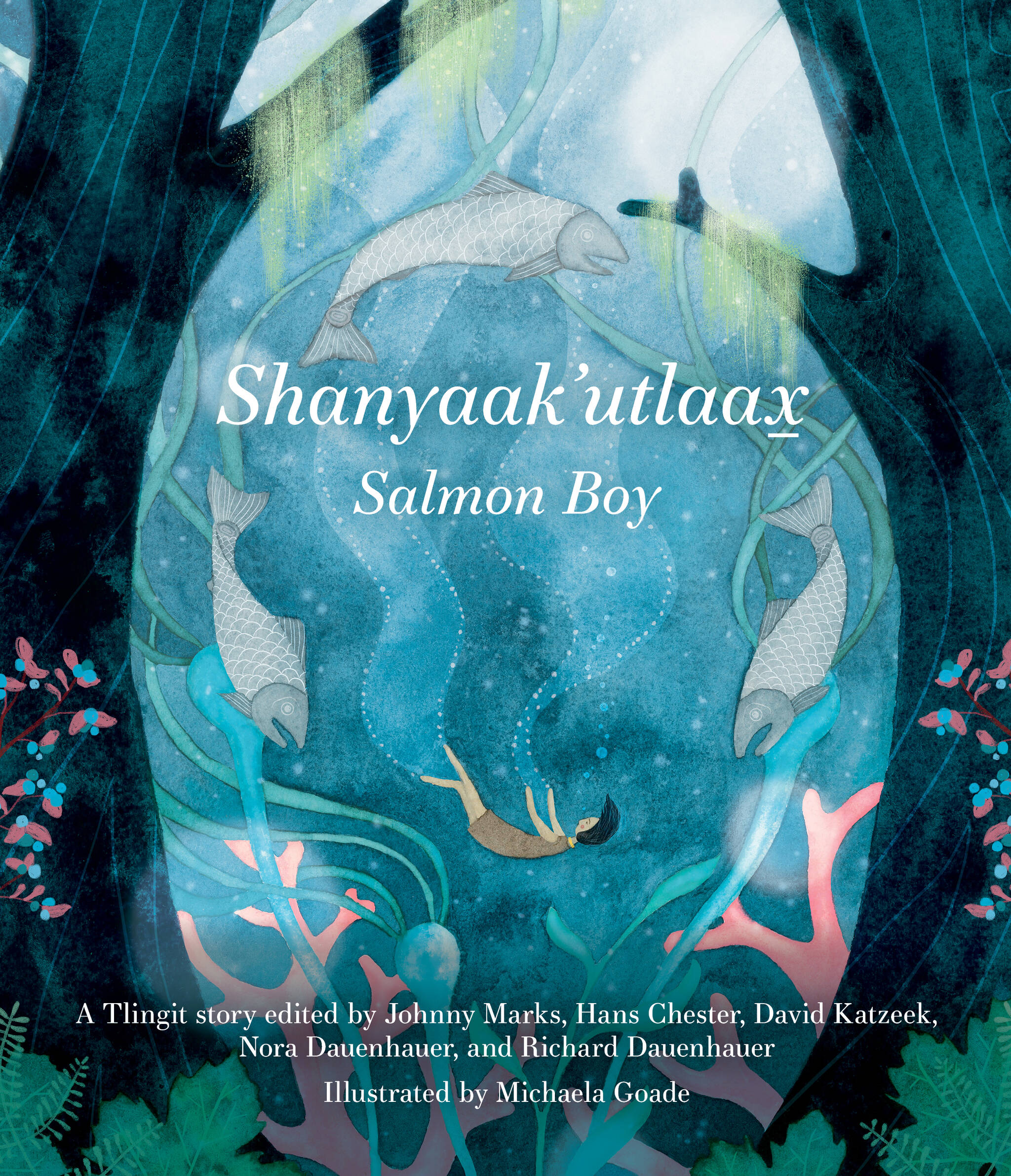The Baby Raven Reads-published book Shanyaak’utlaax̱ – Salmon Boy will represent Alaska at the 2021 National Book Festival, held by the Library of Congress. (Courtesy art / Sealaska Heritage Institute)