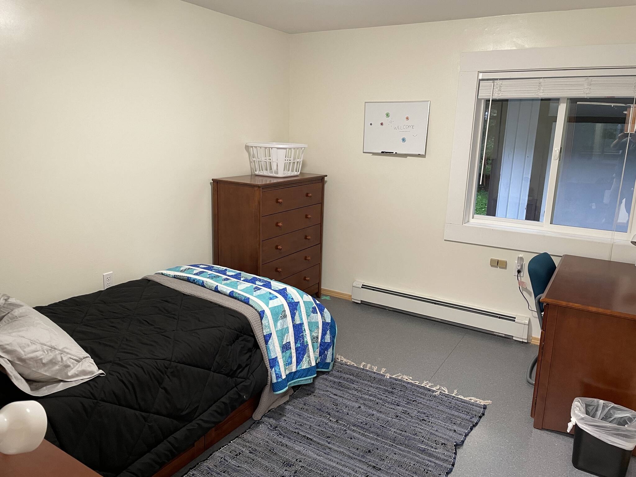 Shéiyi X̱aat Hít, or Spruce Root House, Juneau’s new youth shelter formally opened this September. There’s housing for six kids aged 10-17 in the youth shelter. (Michael S. Lockett / Juneau Empire)