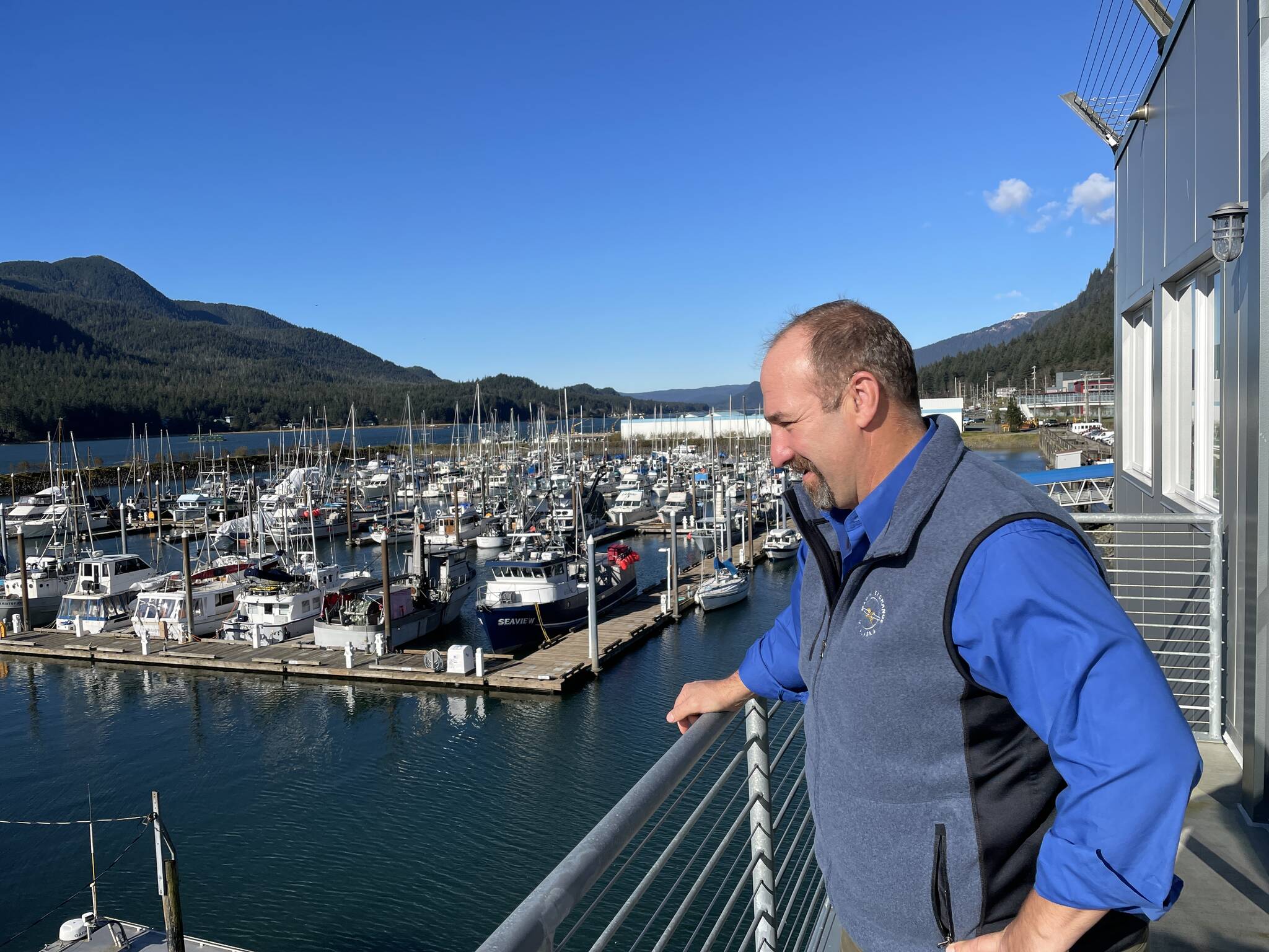 Stephen White took over the executive directorship of the Marine Exchange of Alaska in September following his retirement from the Coast Guard in July. (Michael S. Lockett/ Juneau Empire)