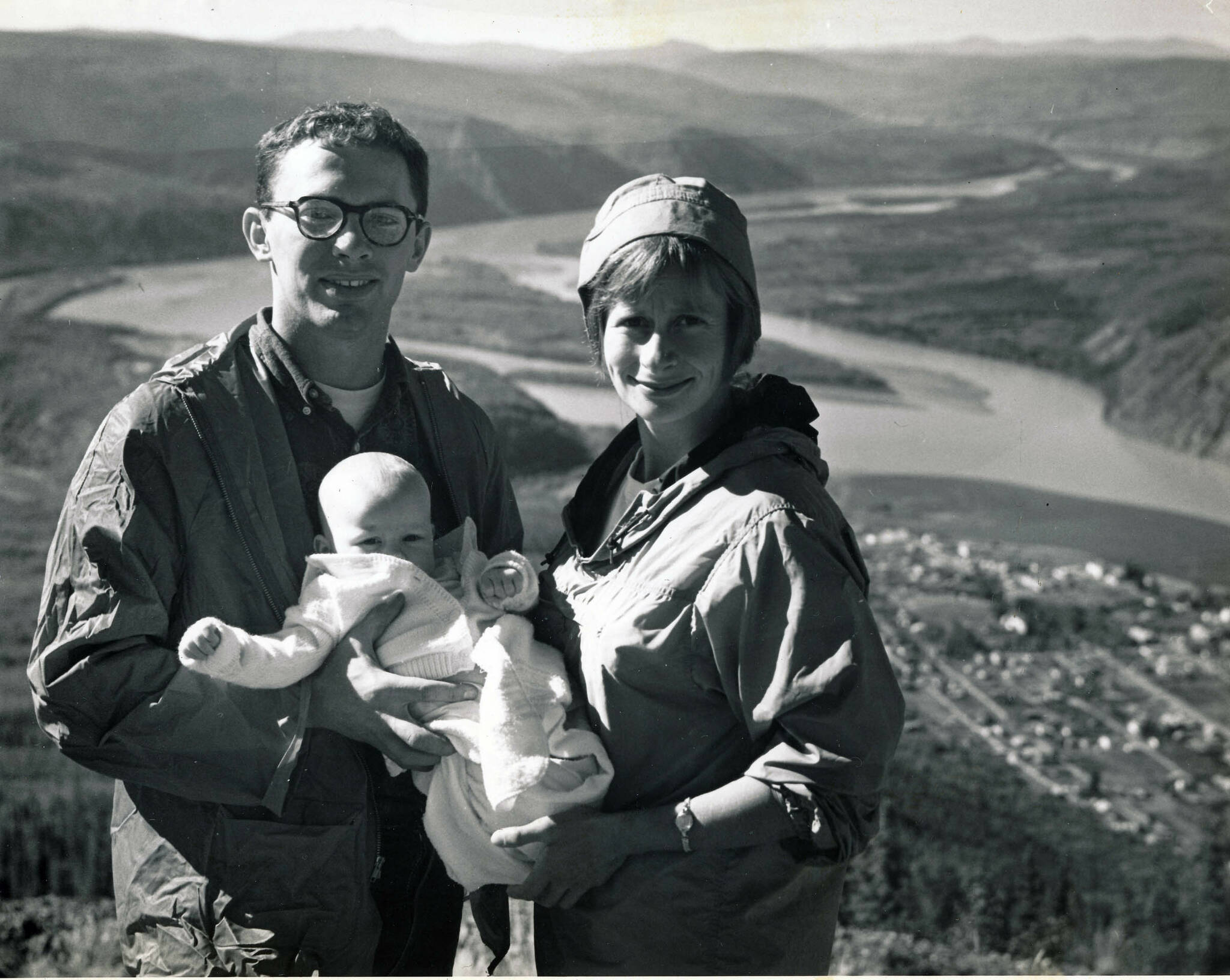 Charles and Tone Deehr with their daughter Tina near Dawson City, Yukon in 1961. (Courtesy Photo / Charles Deehr)