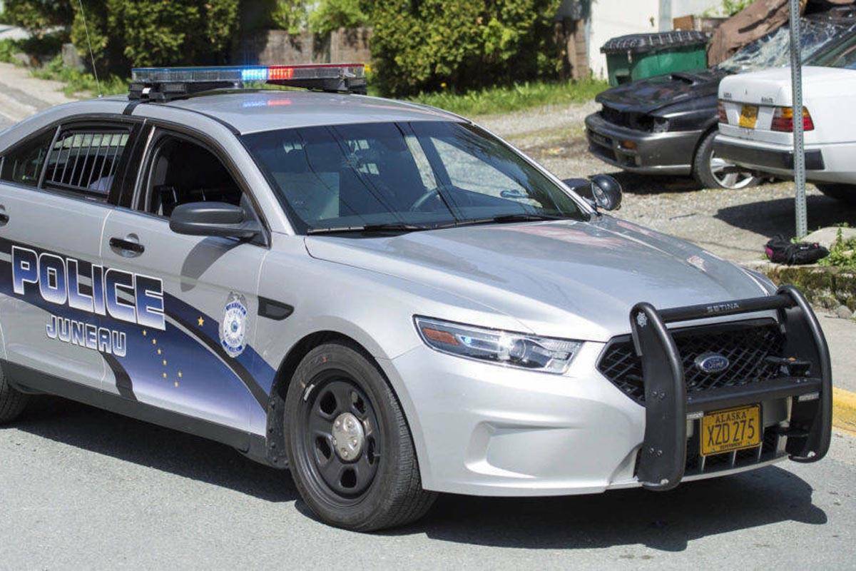 It's a police car until you look closely. The eye shies away, then. (Juneau Empire File / Michael Penn)