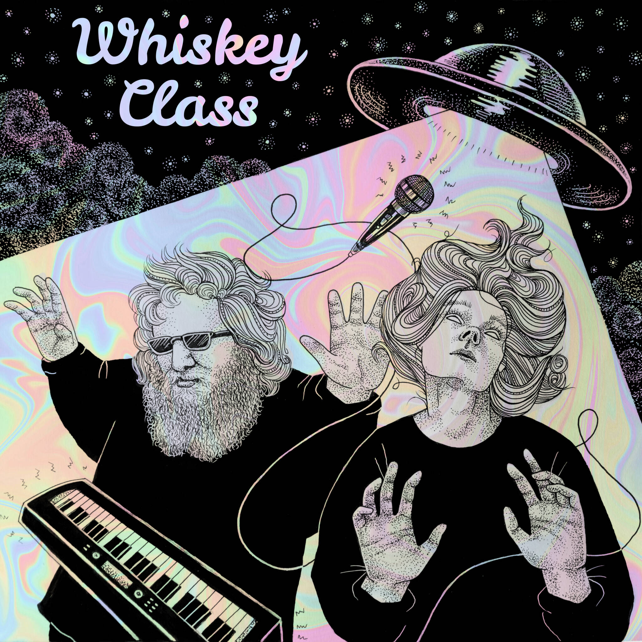 Courtesy Photo 
This photo shows the album cover for Whiskey Class’ new self-titled EP being released on vinyl. The album artwork was done by Kelsey Lovig.