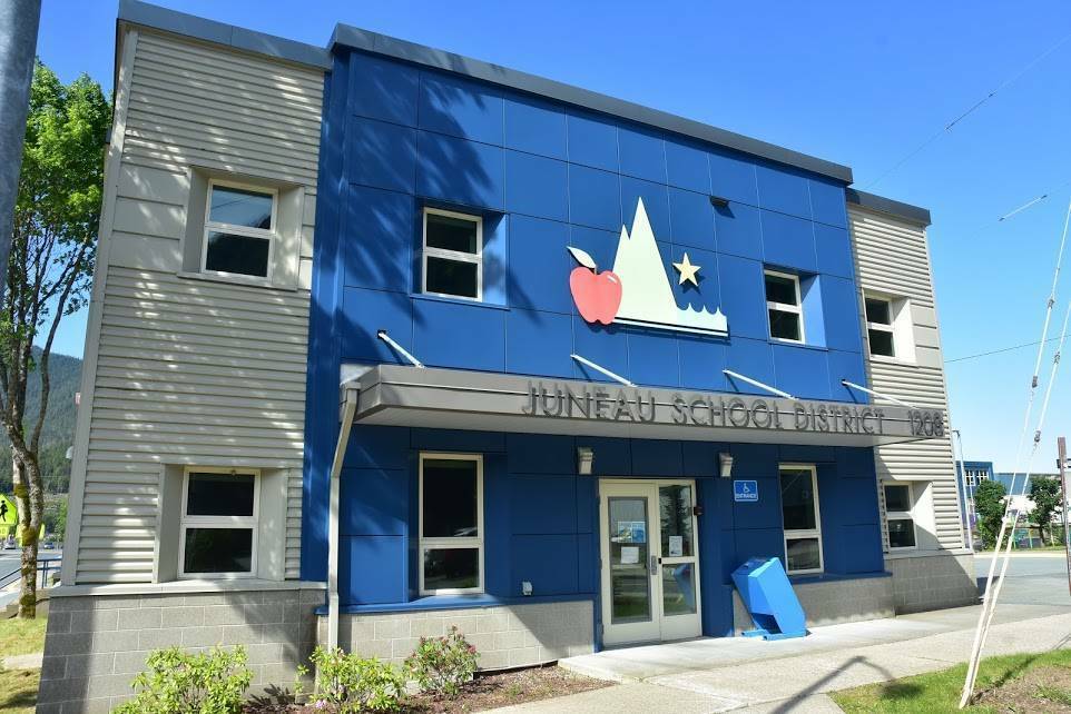 The Juneau School District headquarters on March 17, 2021. On Thursday, school officials sent an email to parents warning of a TikTok-based nationwide threat against schools for Dec. 17. Local officials said parents may notice an increased police presence but said they did not believe the threat was credible. (Peter Segall / Juneau Empire file)