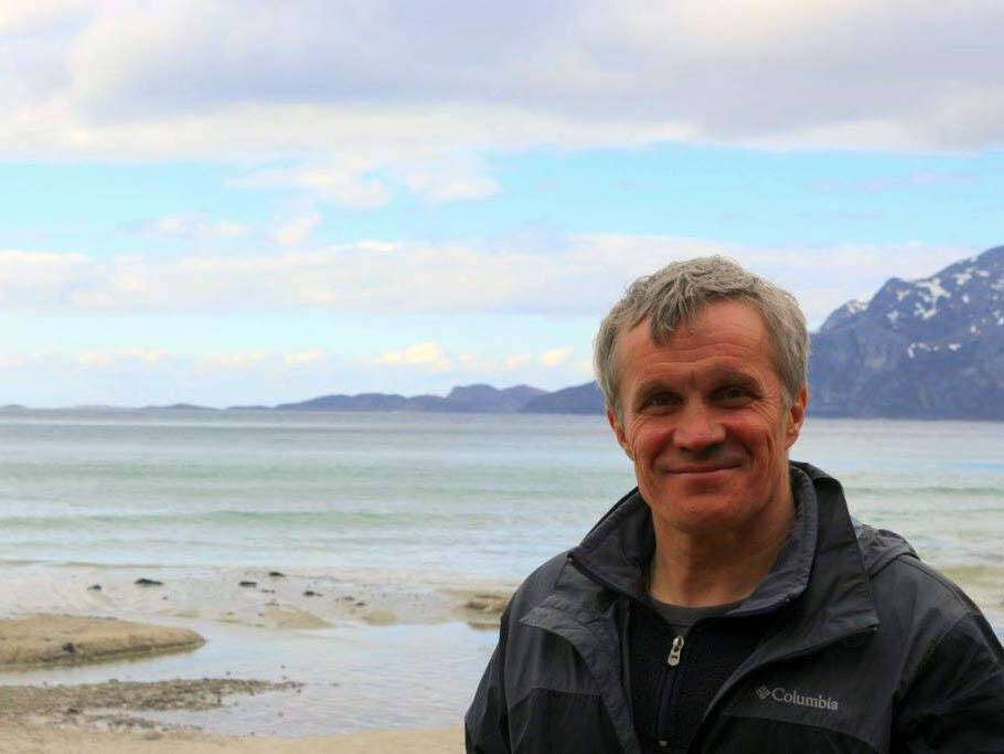 Vladimir Alexeev in Norway while teaching summer school in 2017. Alexeev is a climate scientist who recently worked with local composer Michael Bucy to create a song about climate change. (Courtesy photo/Vishnu Nandan)