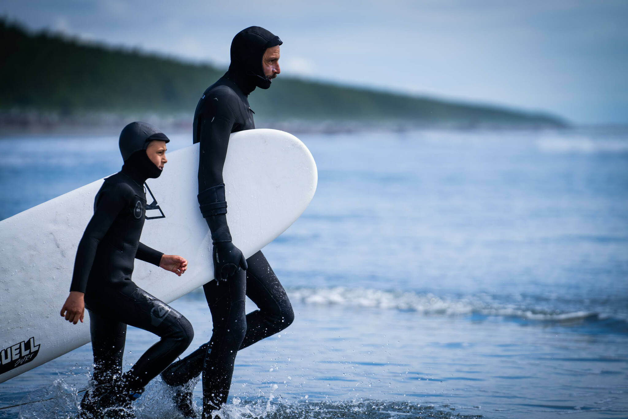 Yakutat Surf Club gives youth the opportunity to challenge themselves physically and mentally in Yakutat’s cold crashing waters. (Courtesy Photo / Bethany Goodrich)