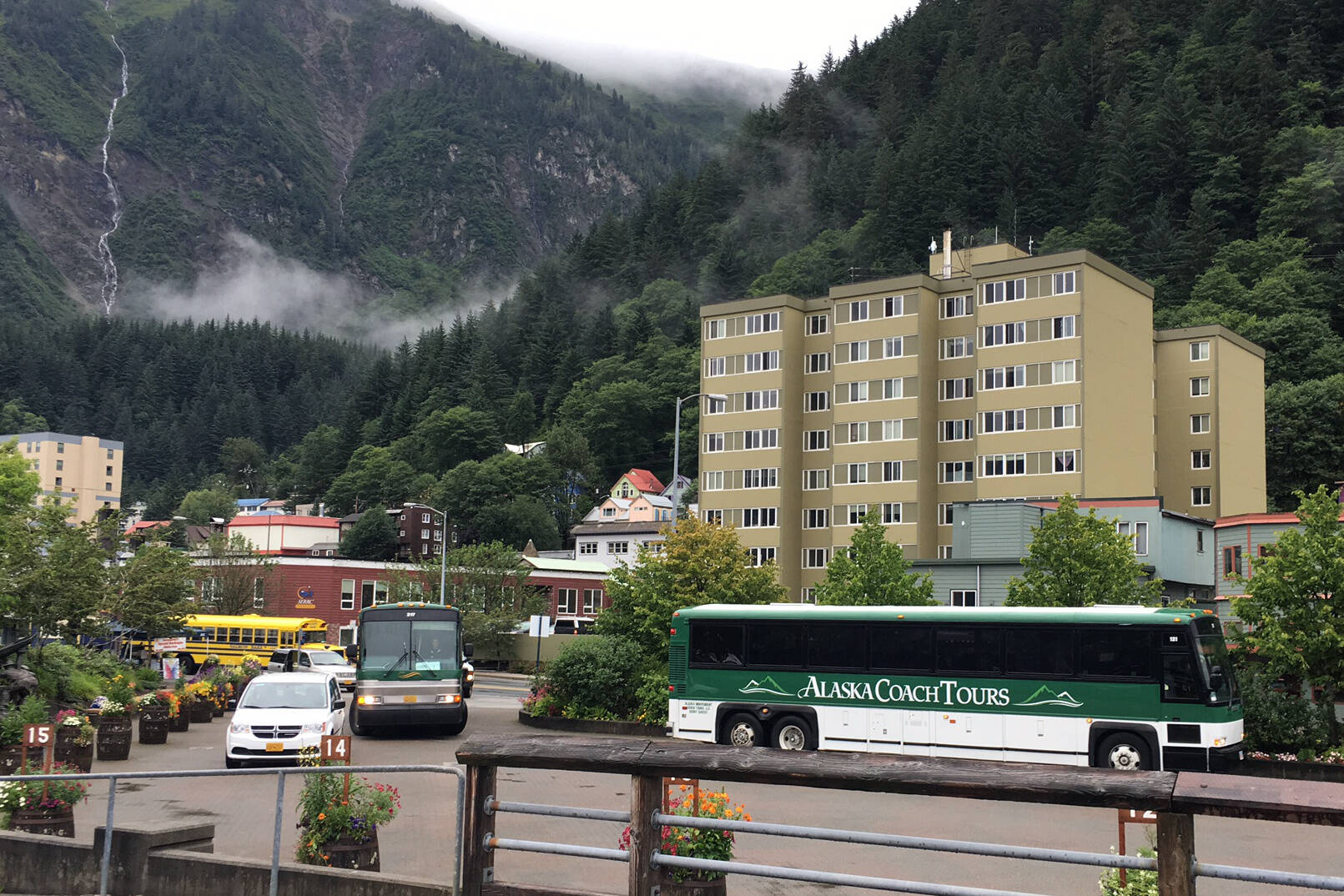 Alaska Independent Coach Tour’s busses will be running with the same looks but new management after a joint venture between Huna Totem Corporation and Doyon, Limited founded a joint venture purchasing a controlling interest in the transport company. (Courtesy photo / AICT)