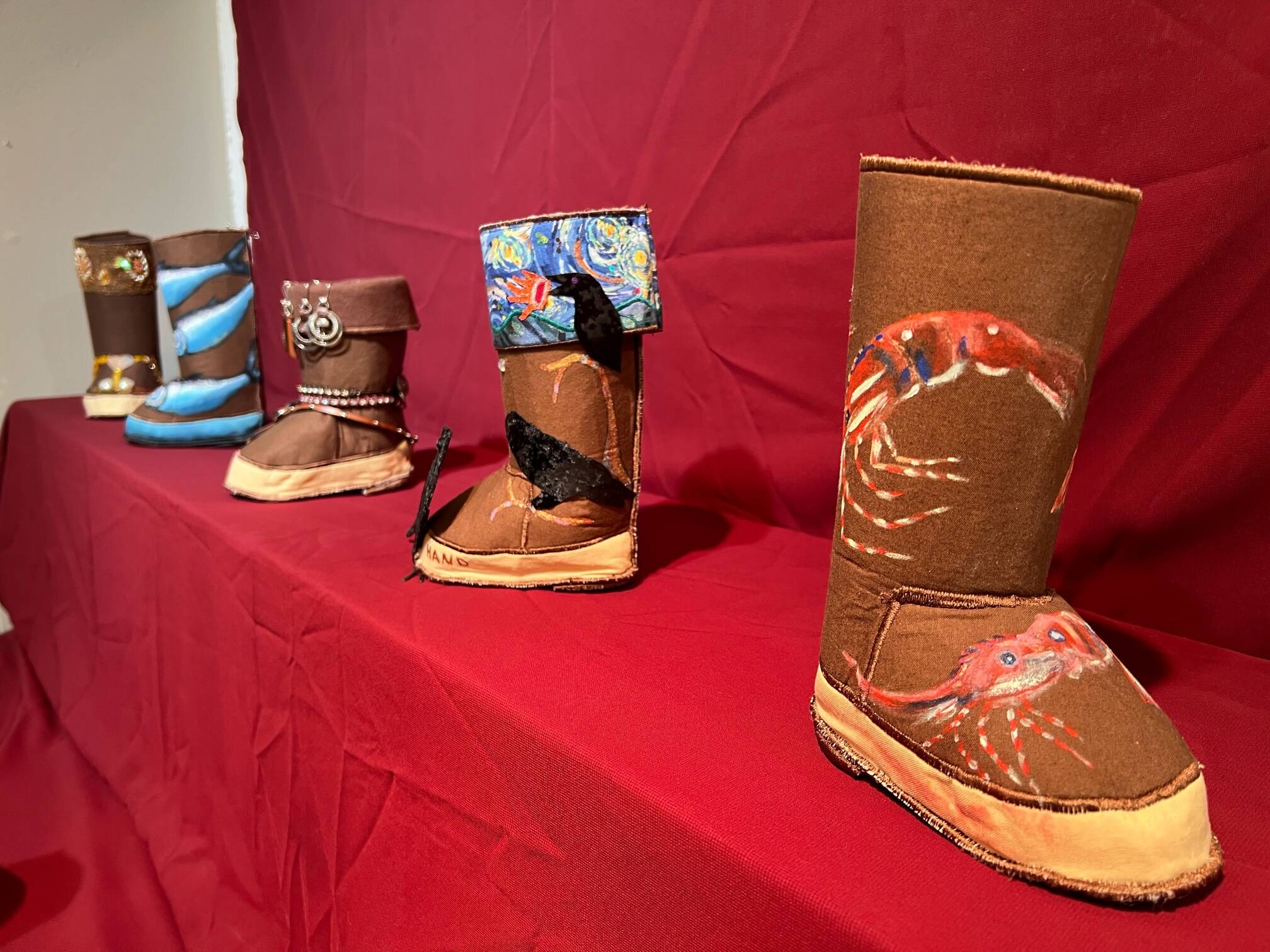 Courtesy Photo
Juneau Artists Gallery will hold a Unique Boot-Ique that features a silent auction fundraiser for local nonprofits for the month of March.