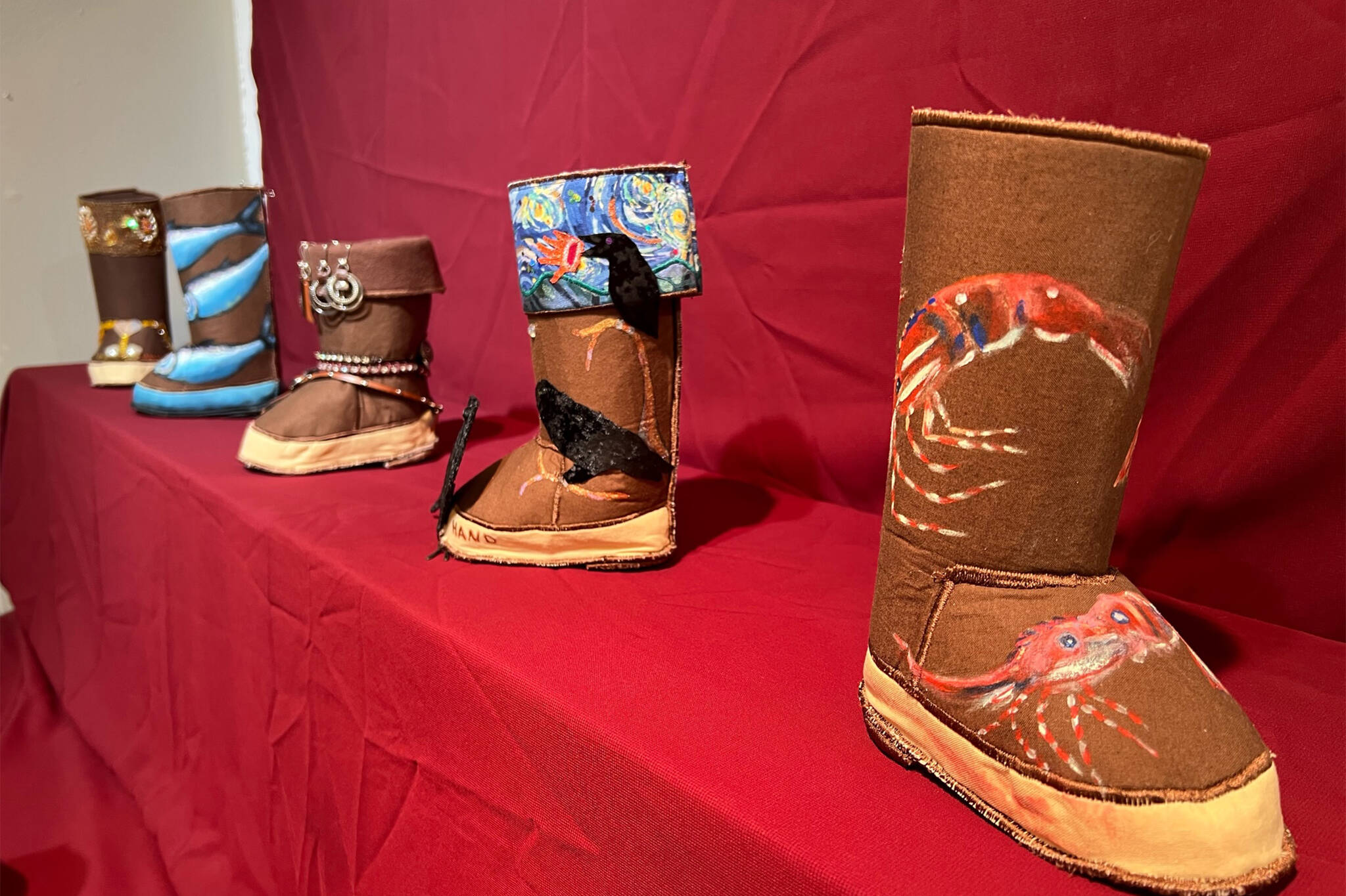Courtesy Photo
Juneau Artists Gallery will hold a Unique Boot-Ique that feature a silent auction fundraiser for local nonprofits for the month of March.