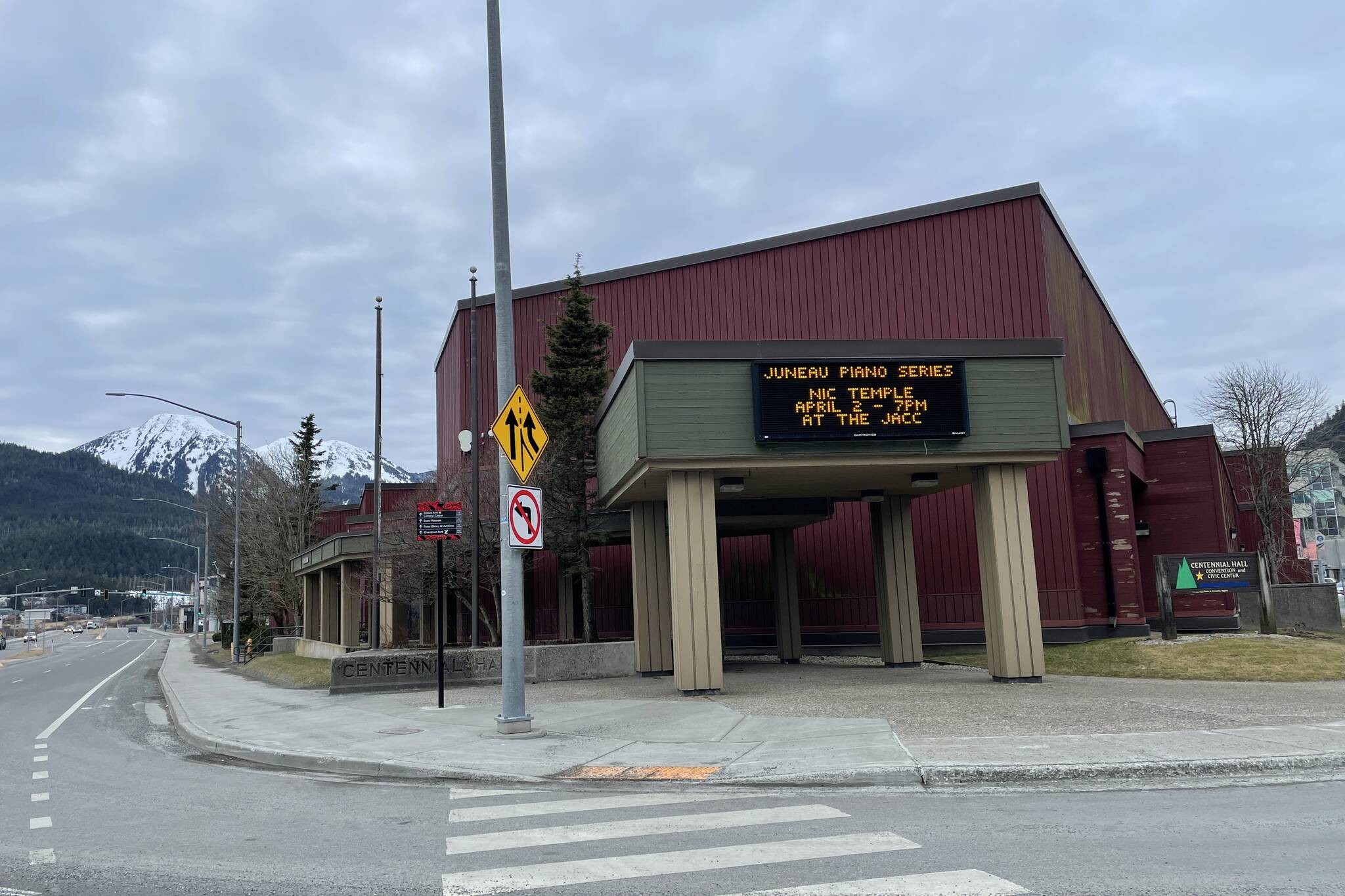 The Alaska Folk Festival will take place at Centennial Hall from April 4-10 after two years of being curtailed sharply by the pandemic. (Michael S. Lockett / Juneau Empire)