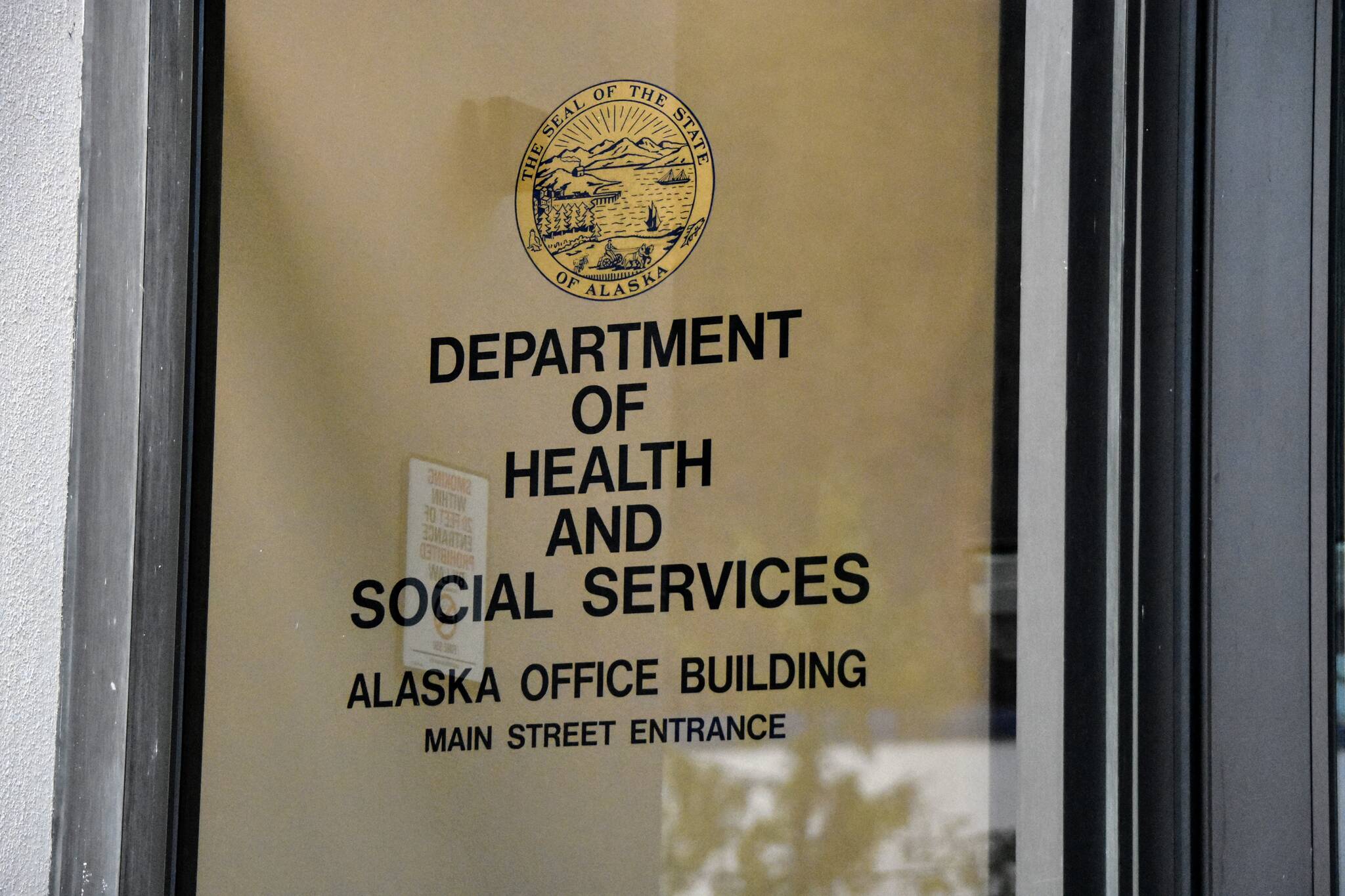 Peter Segall / Juneau Empire
Gov. Mike Dunleavy’s executive order to split the Department of Health and Social Services, its Juneau offices seen here on Monday into two new departments became law over the weekend, but the split won’t go into effect until July.