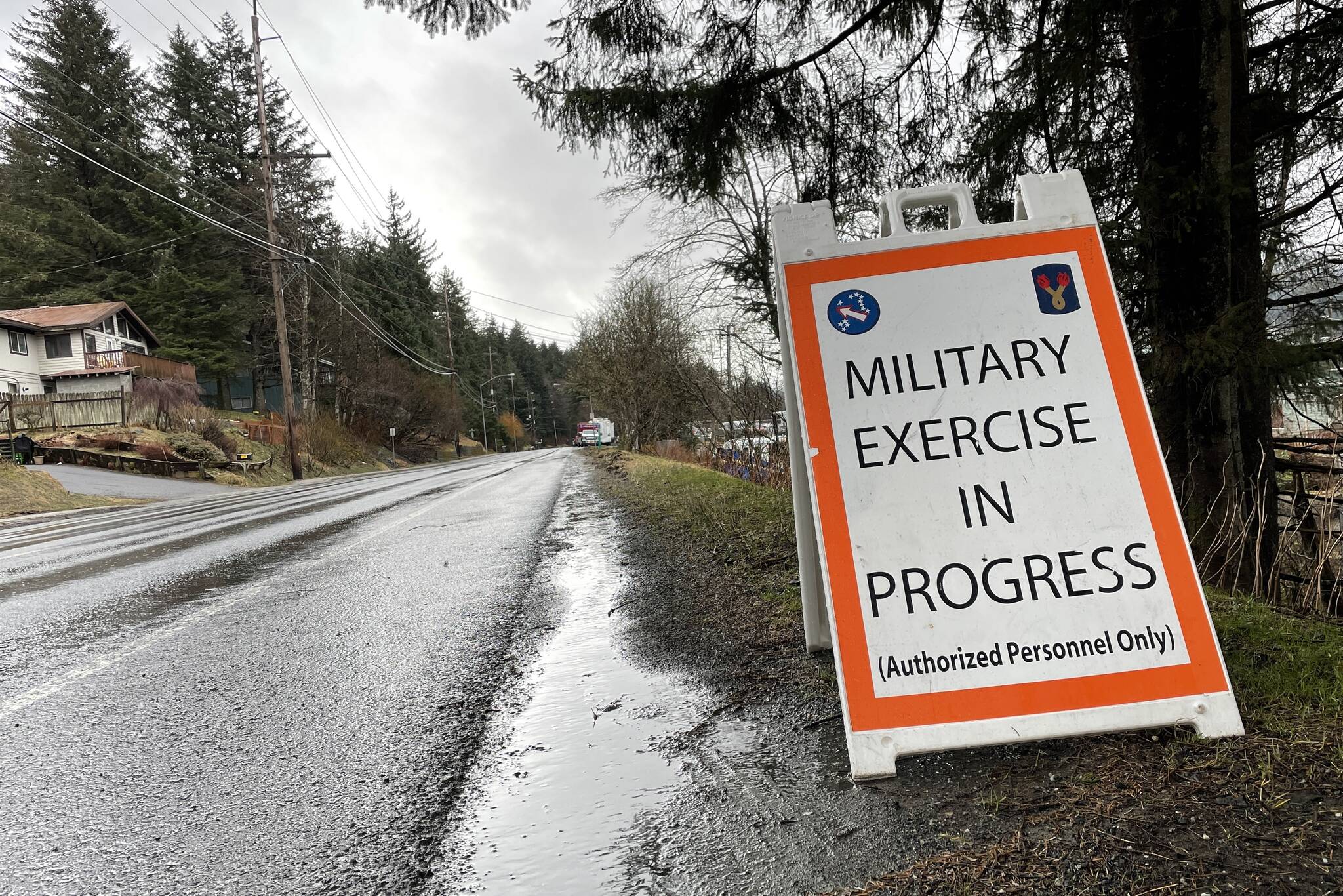 Military, federal and local organizations participated in a hazardous material emergency exercise on March 22, 2022. (Michael S. Lockett / Juneau Empire)