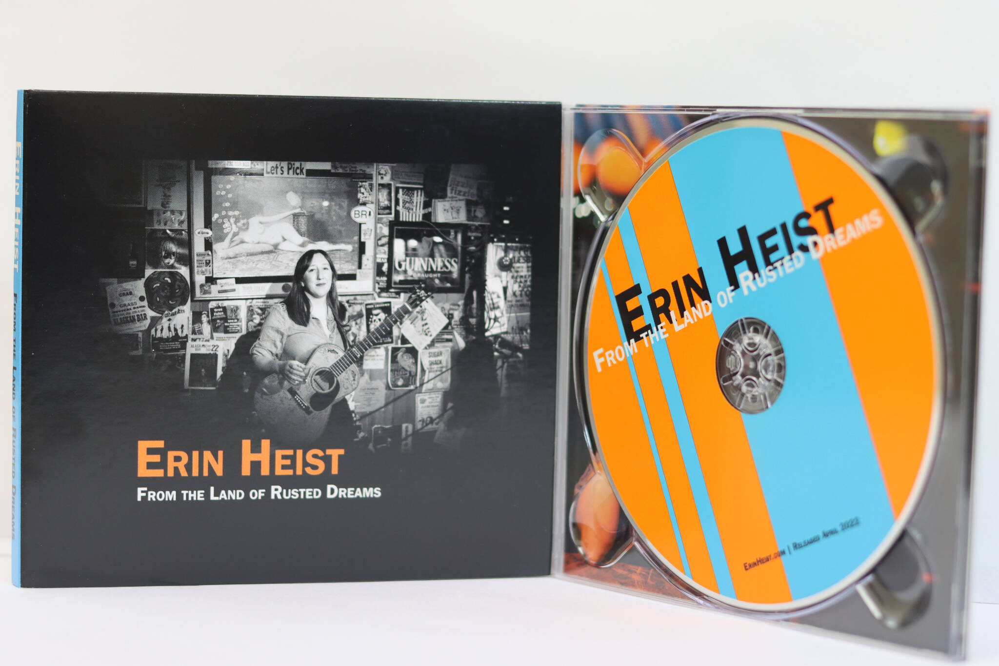 “From the Land of Rusted Dreams” is Erin Heist’s debut album. It features Andrew Heist, Luke Ydstie, Gabrielle Macrae, Barry Southern, Kati Claborn, A.J. Srubas, Beth Christman and Christ Stafford. (Ben Hohenstatt / Juneau Empire)
