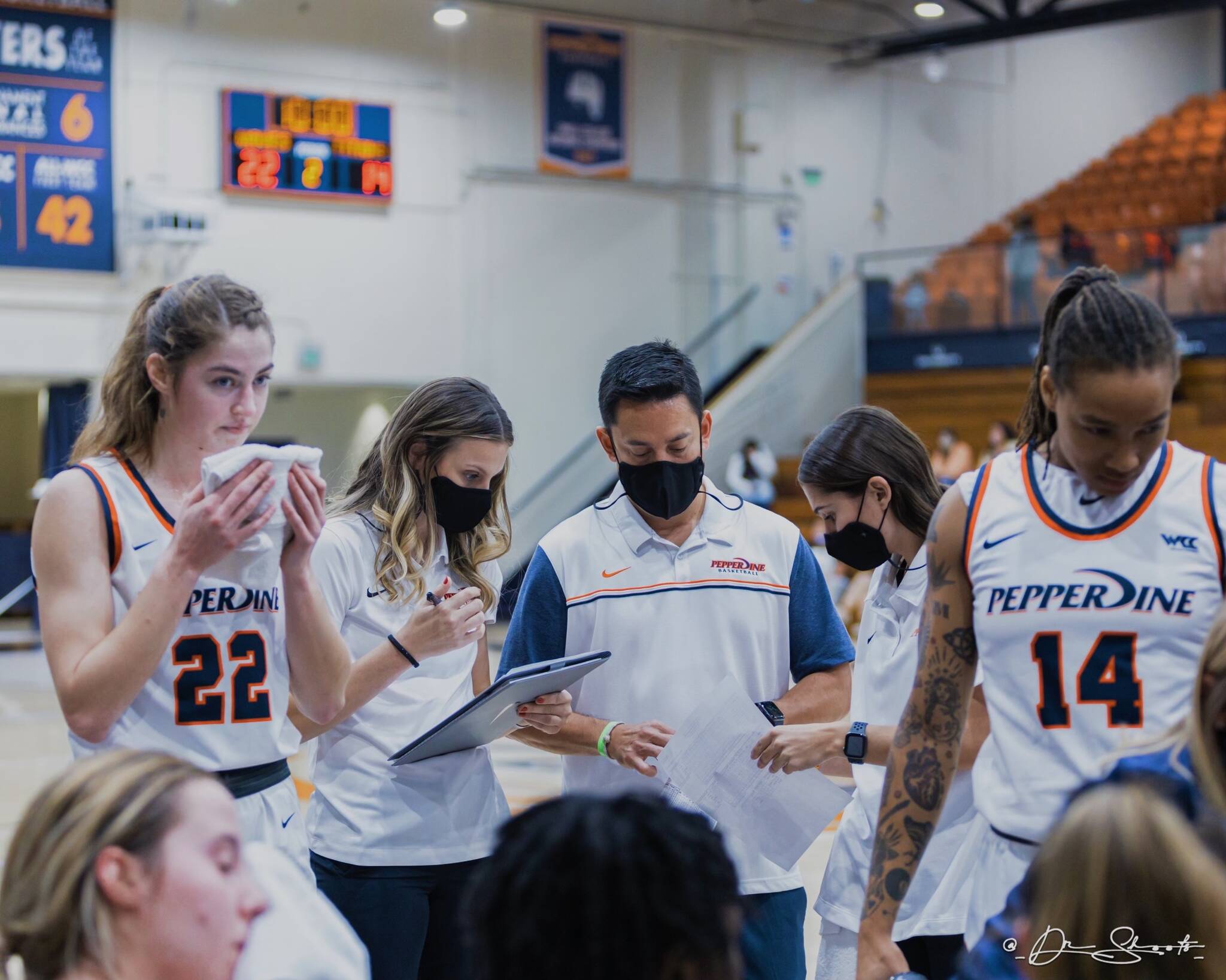 Courtesy photo / Pepperdine University 
Former JDHS player Kendyl Carson, left, is now leading the Pepperdine women’s basketball team on-court and off as the captain.