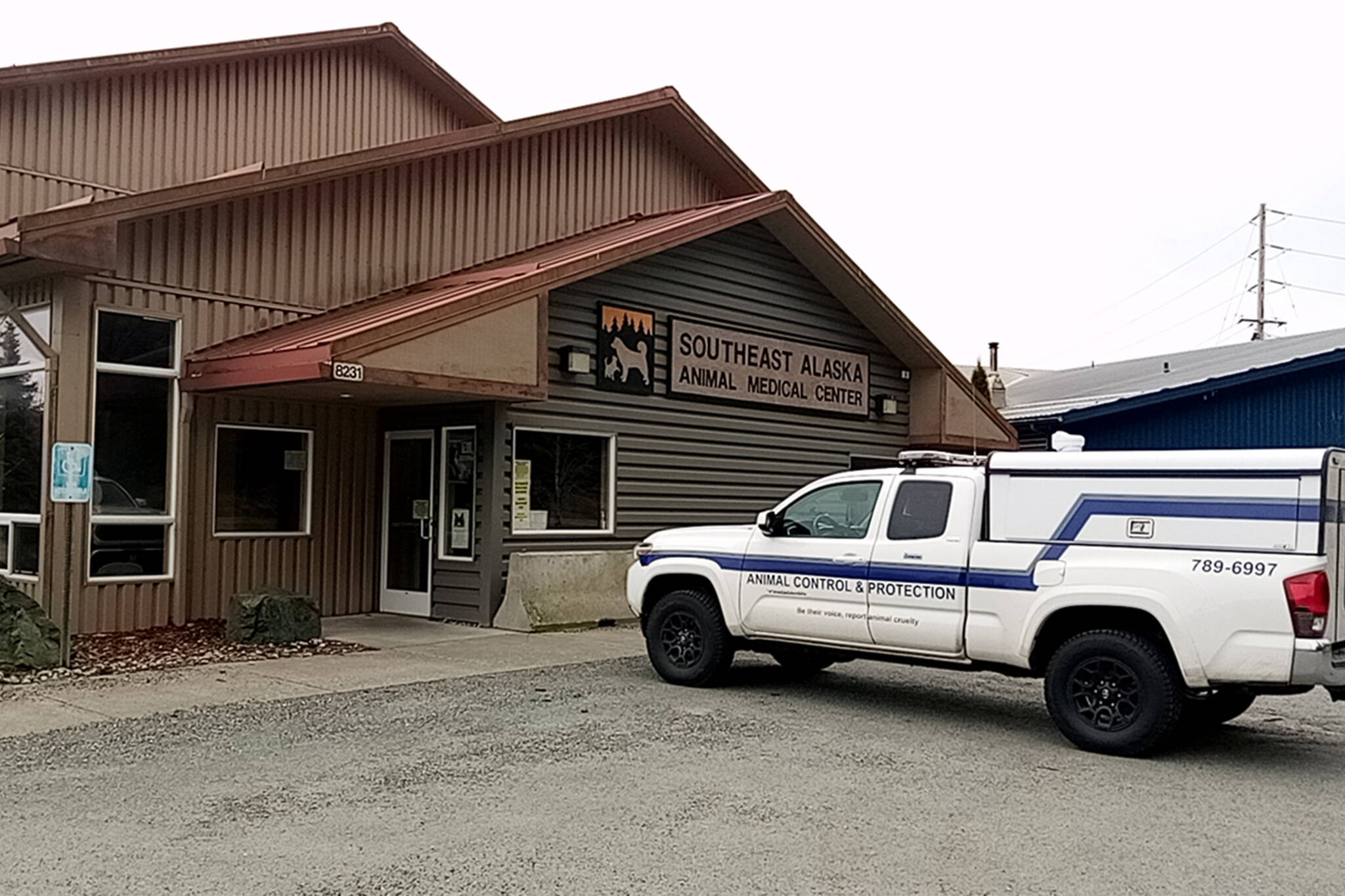 This photos shows Southeast Alaska Animal Medical Center, which recently announced its closure. The clinic intends to begin processing records requests from clients in May, according to an announcement from the clinic. (Mark Sabbatini / Juneau Empire)
