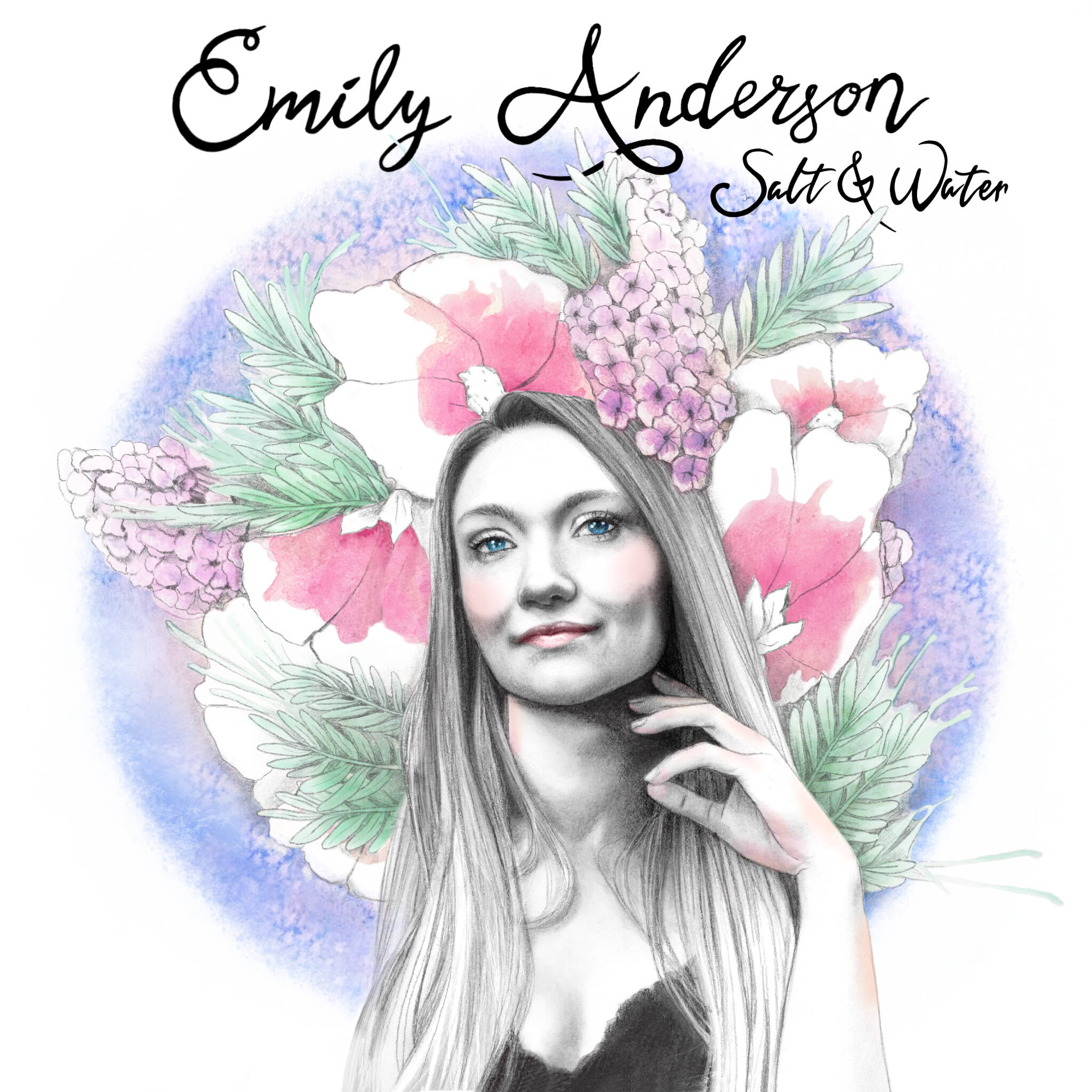 This image shows the cover art for Emily Anderson’s second album “Salt & Water,” which will be available Friday, May 27, to stream online. A CD release will be forthcoming, Anderson said, and she’s hopeful a vinyl release will follow. (Courtesy Image / Jana Renee and Michael Levison)