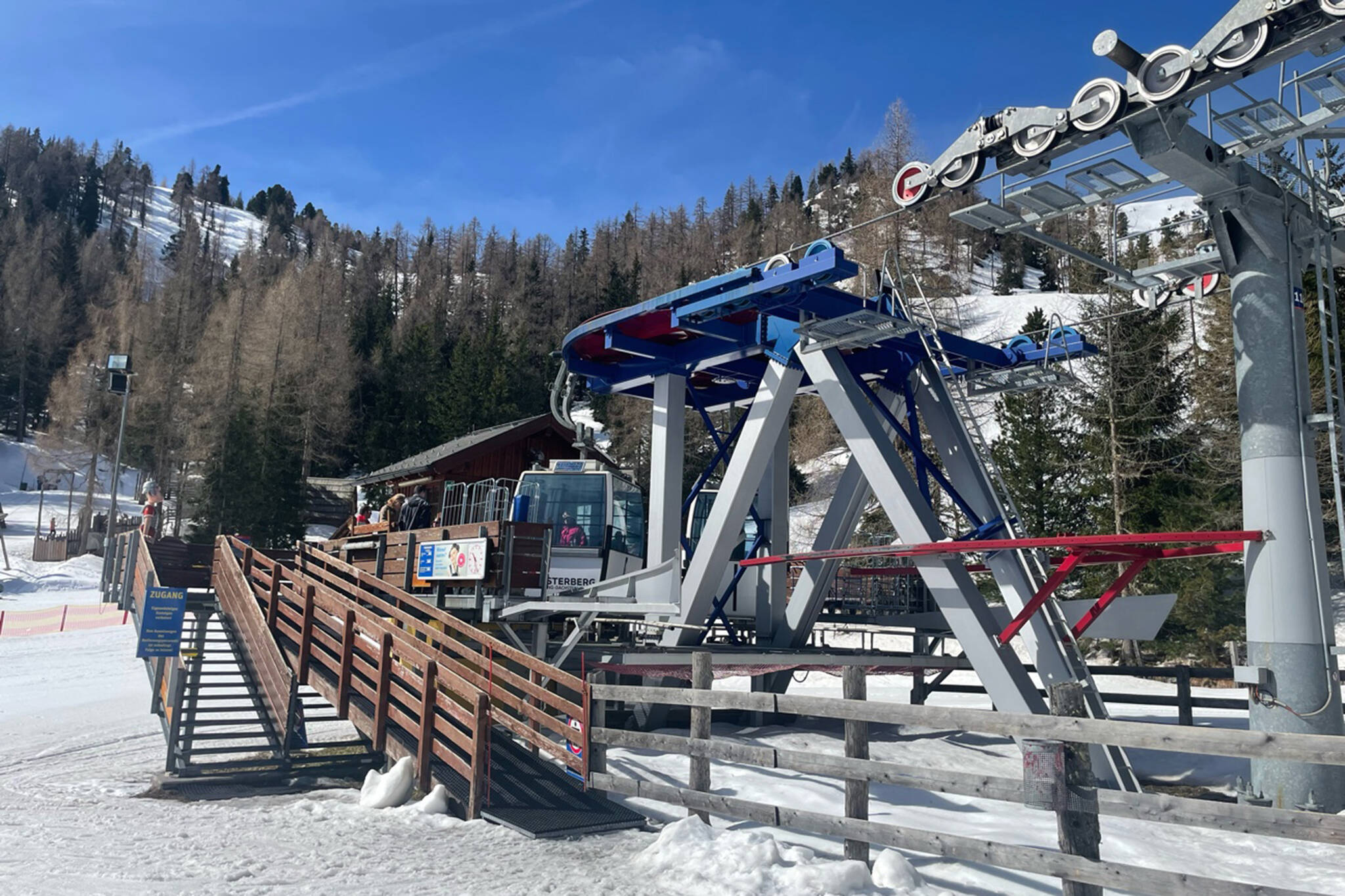 This photo shows a gondola in Austria recently purchased by the City and Borough of Juneau for the Eaglecrest Ski Area. (Courtesy Photo)