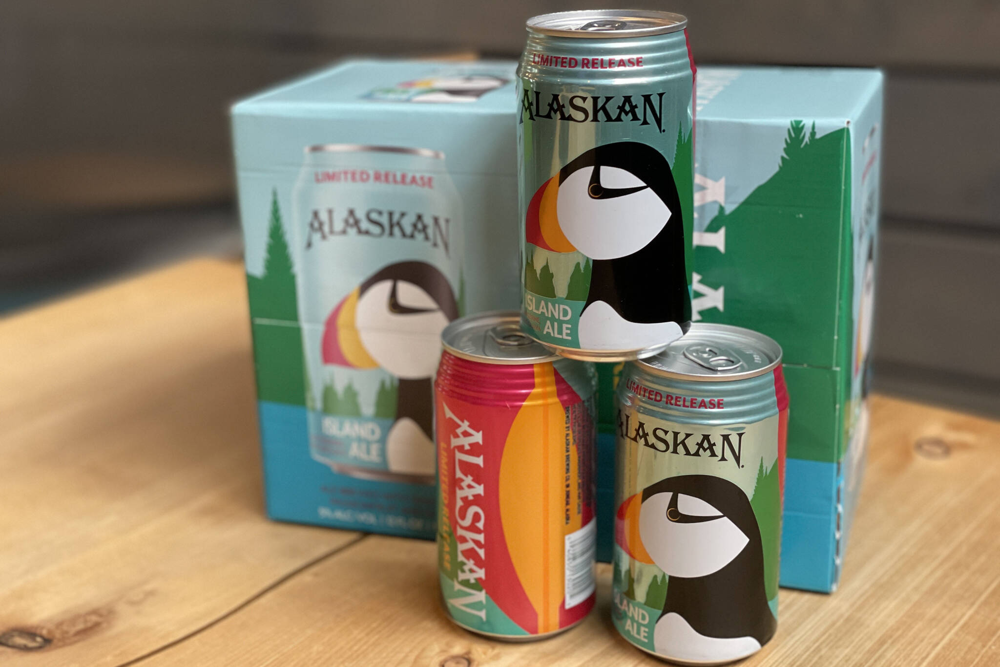 Alaskan Brewing Co. recently won a platinum Crushie from the Craft Beer Marketing Association for the design of its Island Ale, the second year in a row the brewery has won an award. (Michael S. Lockett / Juneau Empire)