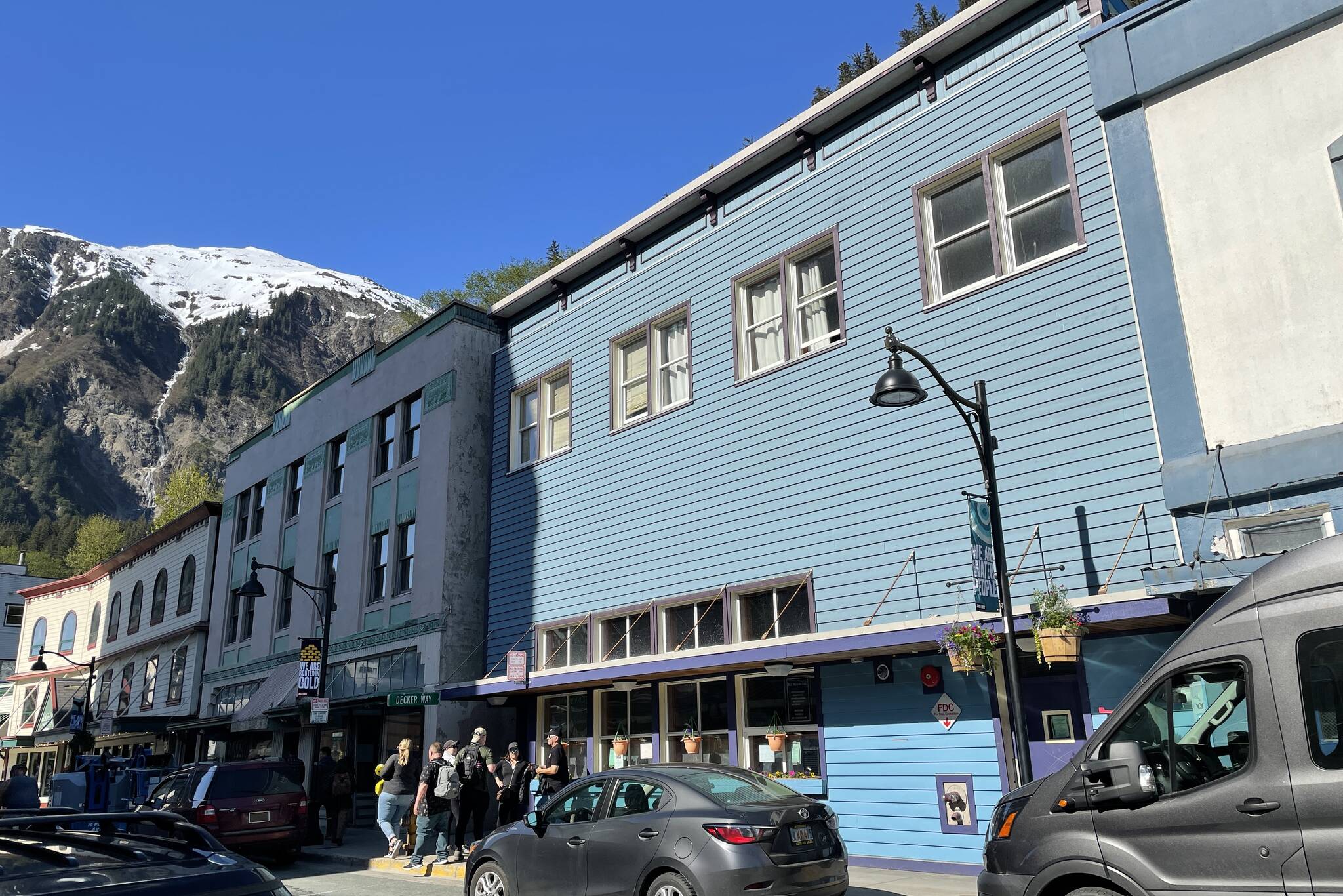 The future of the old Glory Hall building on South Franklin Street is in a state of uncertainty, with permitting to refit the interior to affordable housing denied by the City and Borough of Juneau. (Michael S. Lockett / Juneau Empire)