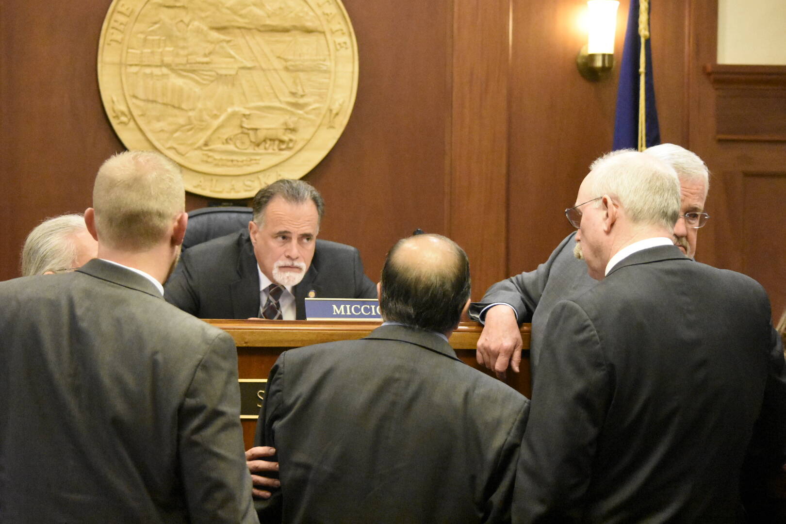 Senate President Peter Micciche, R-Soldotna, seen here in this June 16, 2021, file photo, announced Wednesday he will not seek relelection in the Alaska State Senate, where he has served since 2013. (Peter Segall / Juneau Empire file)