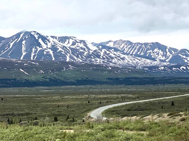 A ribbon of highway through the Alaska wilderness seen on June 15. (Courtesy Photo / Denise Carroll)