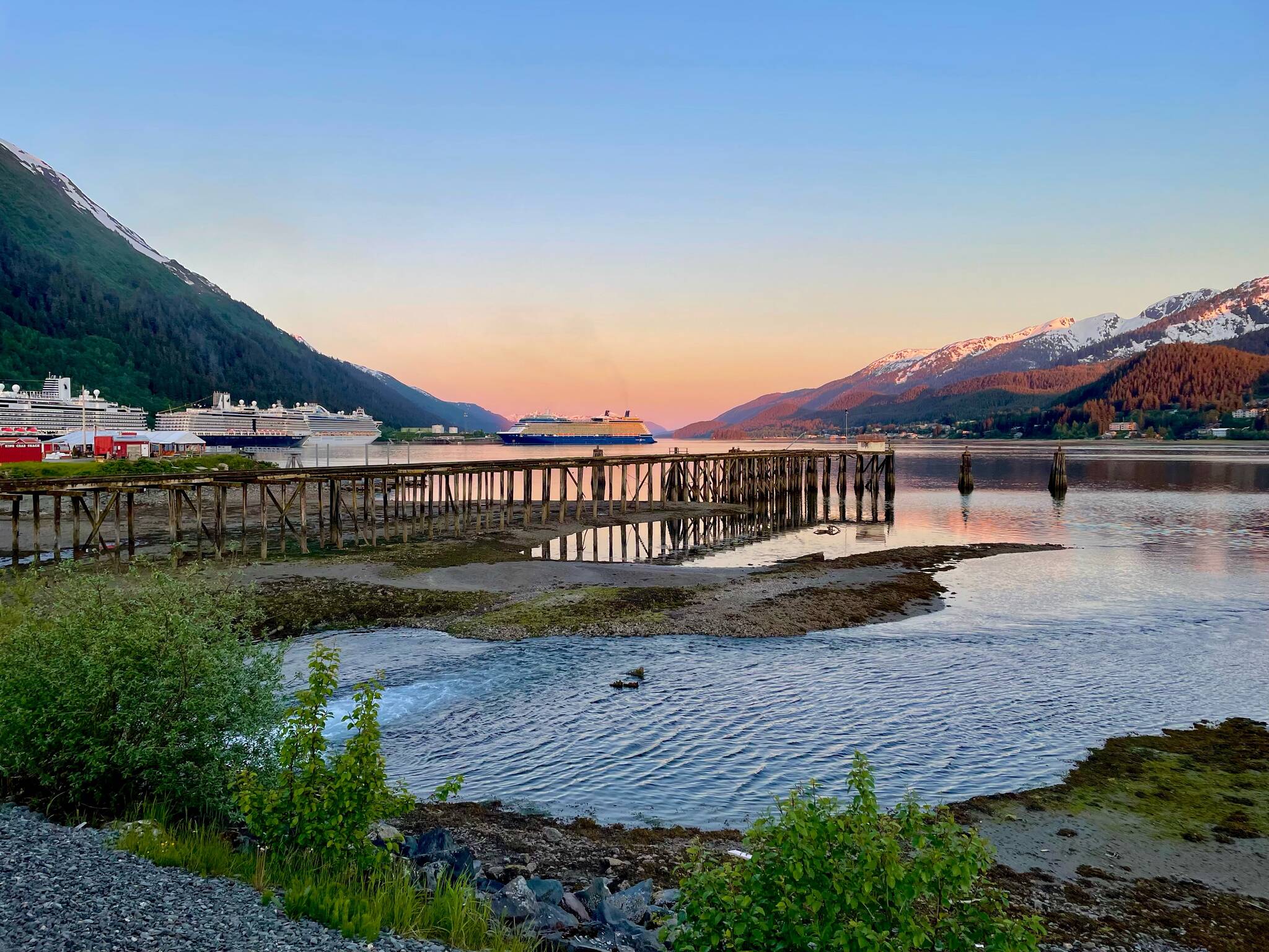 Gastineau Channel on the evening of Memorial Day. (Courtesy Photo / Asia Ver)