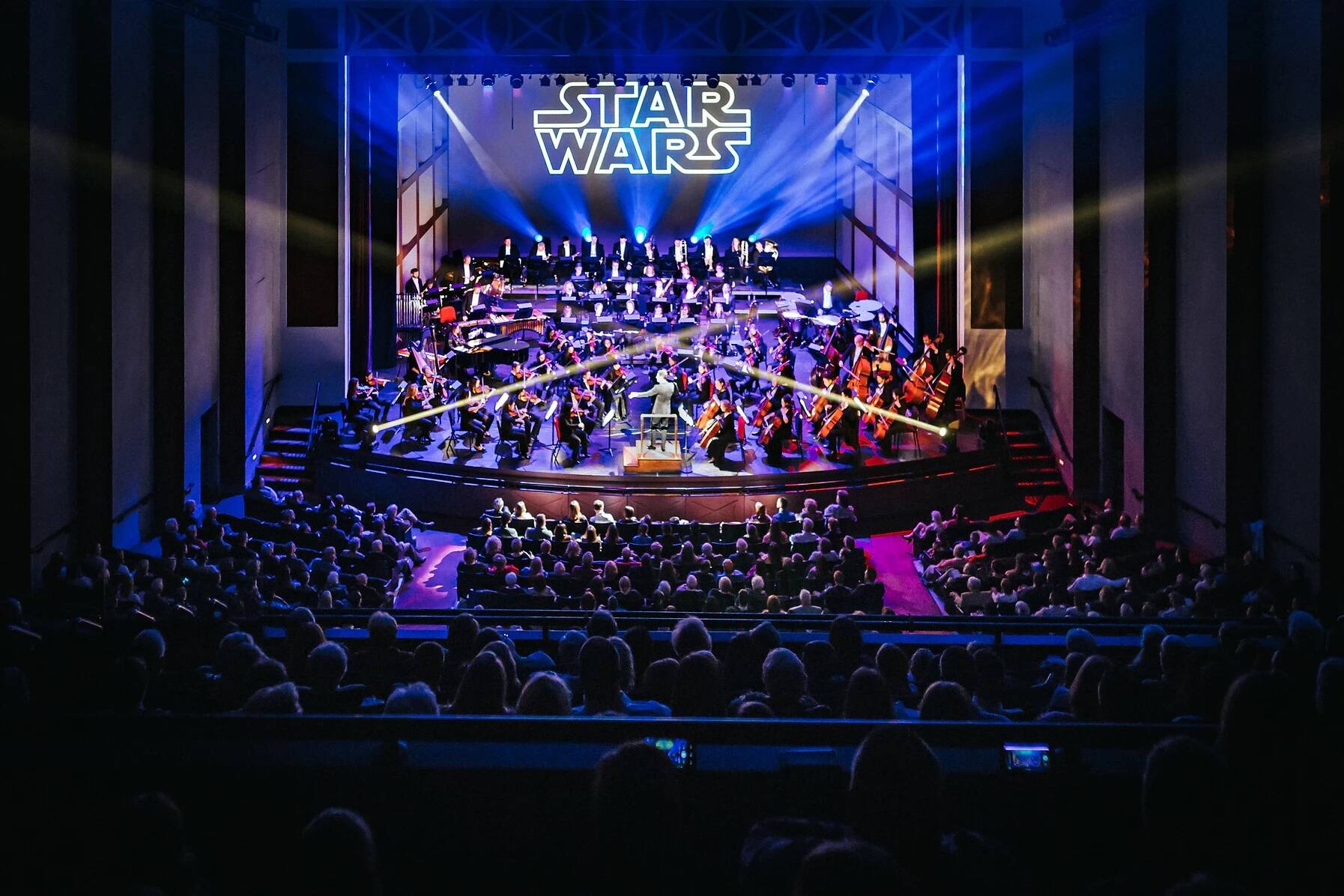 The Owensboro Symphony performs works from “Star Wars” during a concert conducted by Troy Quinn in 2018. Quinn has conducted “A Night at the Oscars” concerts with multiple ensembles with a range of visiting musicians. The Juneau performances on June 11 and 12 are scheduled to feature numerous musicians from Los Angeles who participated in the recording of the music for the original films. (Courtesy of Troy Quinn)