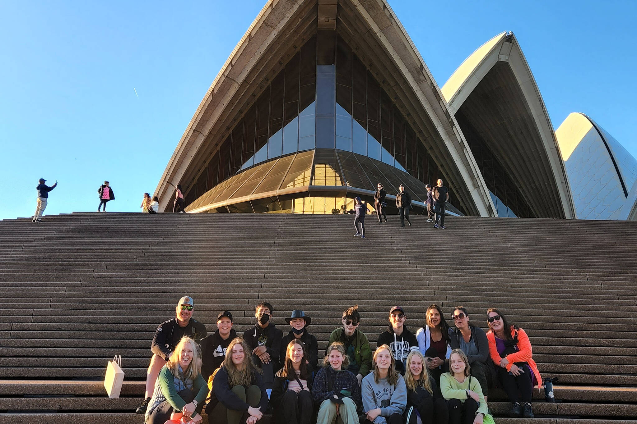 Club members take a private guided tour of Australia’s Sydney Opera House on June 10. (Courtesy Photo / Juneau Culture Club)