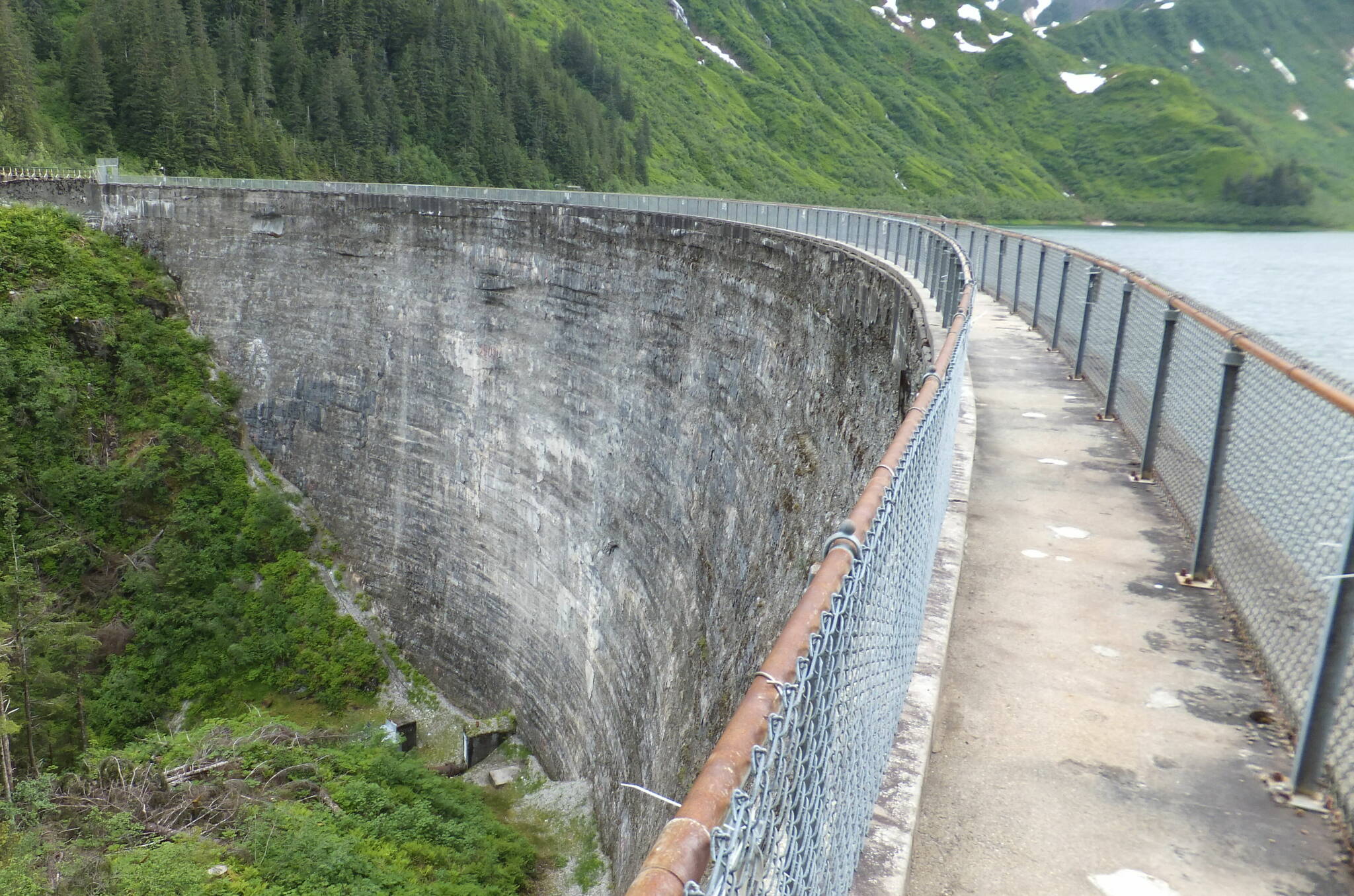 This photo shows Juneau's Salmon Creek Dam. (Courtesy Photo / AEL&P)