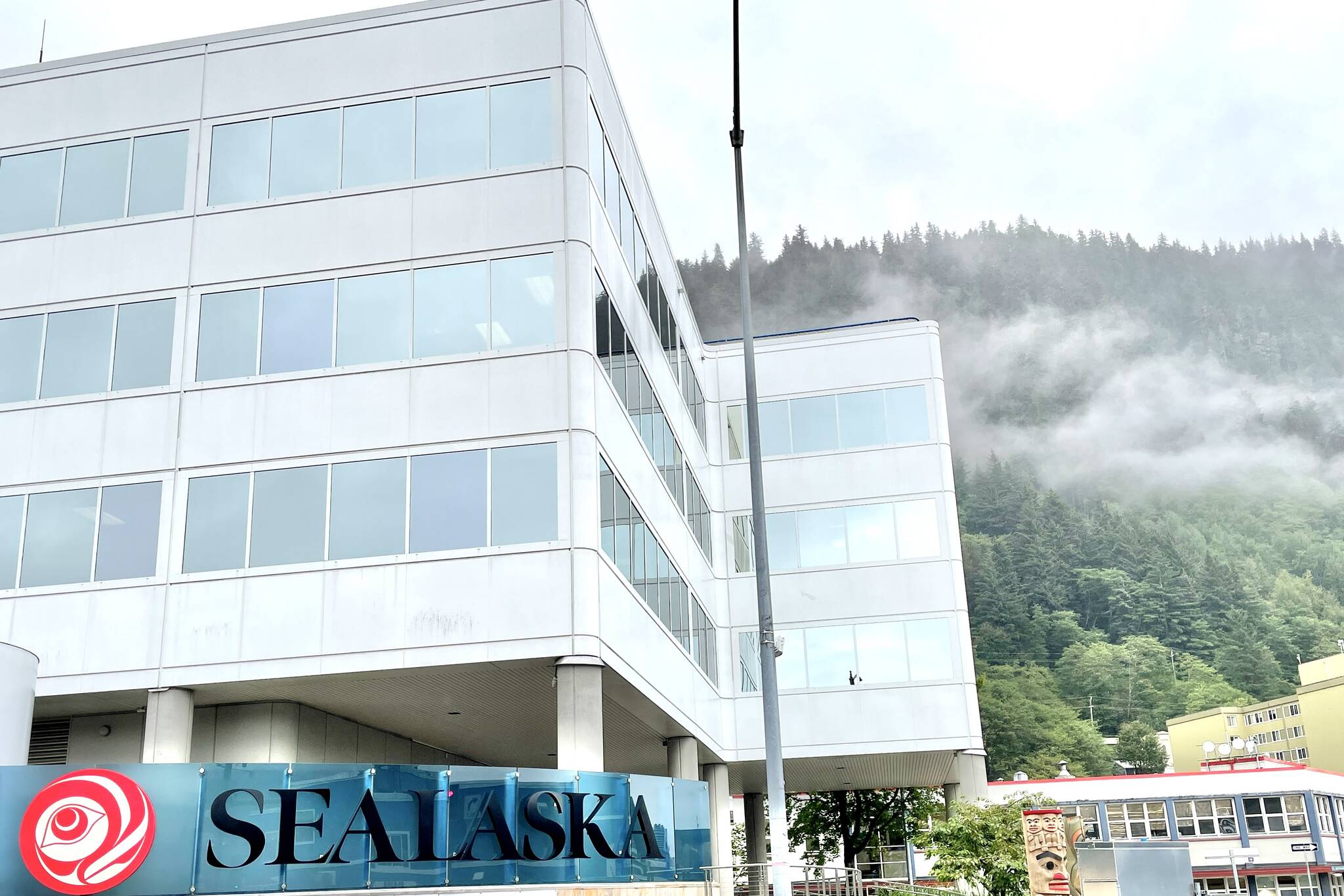 Apple and Sealaska Corp. announced Thursday they’d be one of several companies partnering as part of an Apple program to assist minority-owned companies in advancing environmental agendas. (Michael S. Lockett / Juneau Empire)