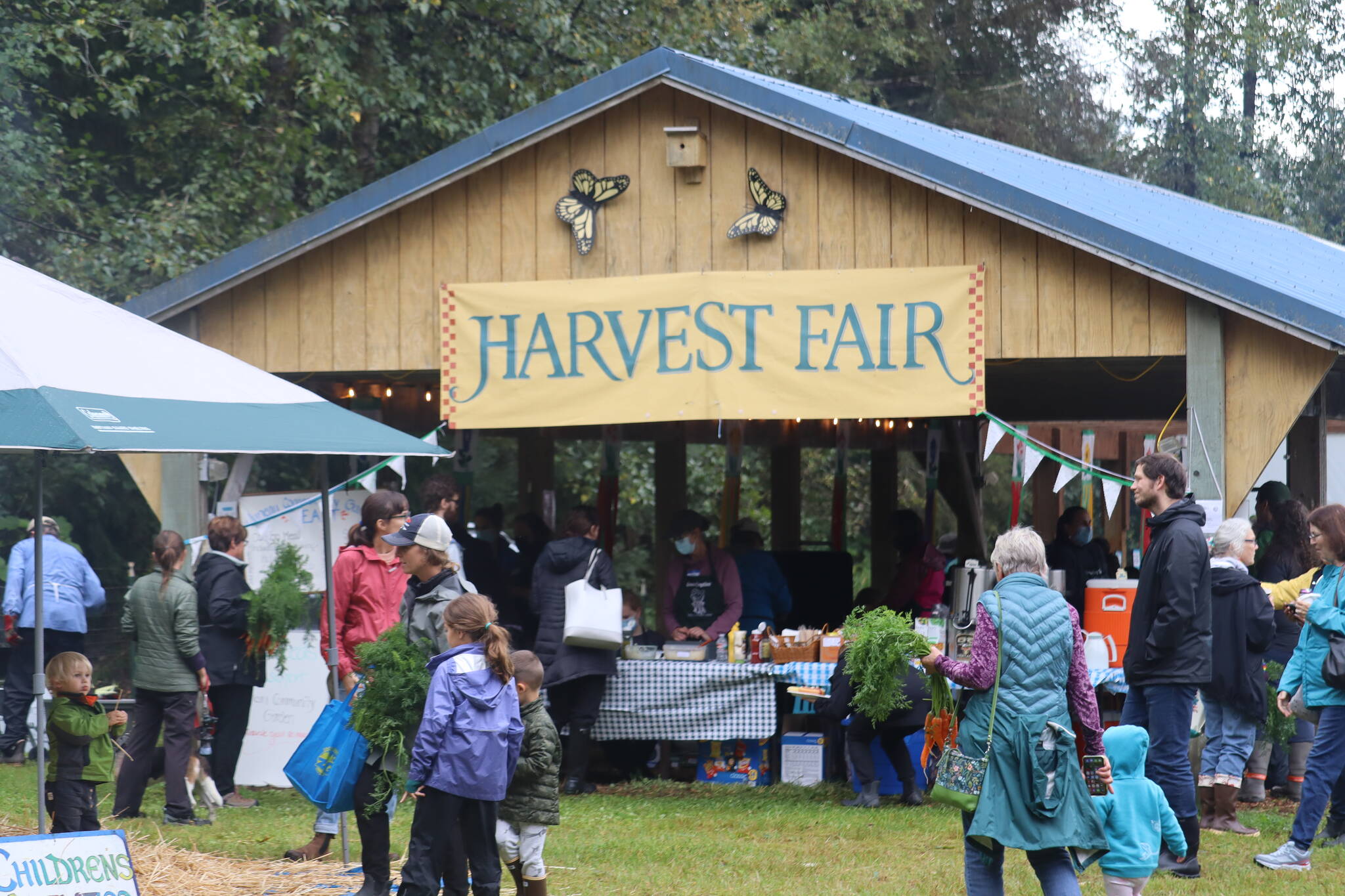 28th Annual Juneau Community Garden Harvest Fair, located at 5669 Montana Creek Rd. retuned on Saturday after a brief hiatus from the pandemic. (Jonson Kuhn / Juneau Empire)