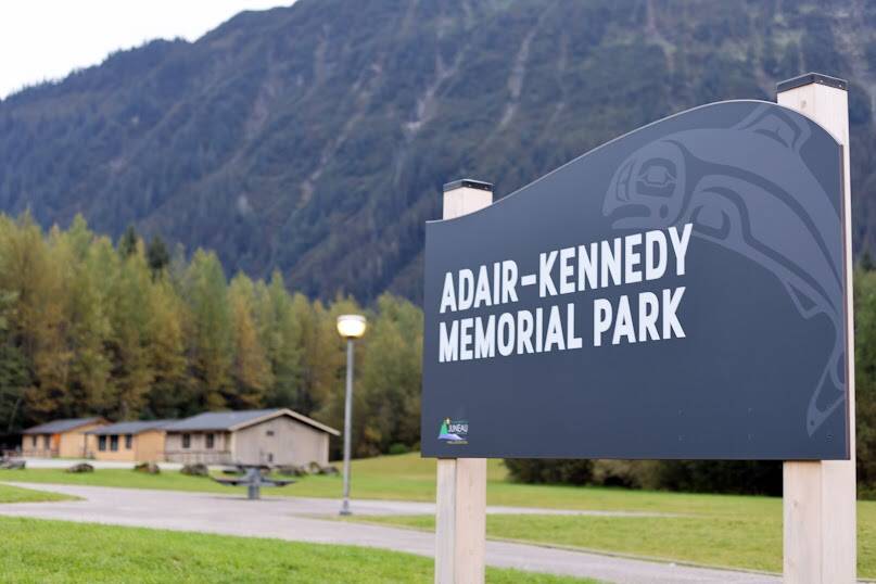 A new track and artificial turf field could be on the way to Adair-Kennedy Memorial Park if voters decide to OK 6.6 million in general obligation bond debt to go toward the funding of construction and equipment costs for park improvements at city-located parks. (Ben Hohenstatt / Juneau Empire)