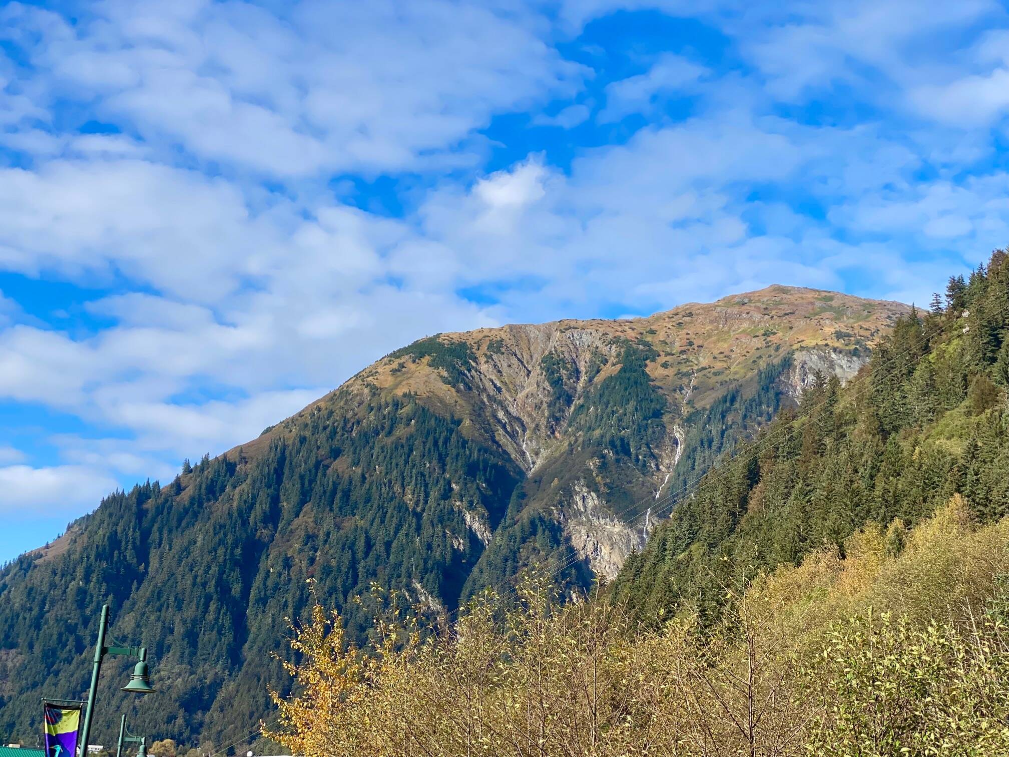 “Ahhh… Remembering Juneau with blue skies.” writes Denise Carroll of this Oct. 2 photo. (Courtesy Photo / Denise Carroll)