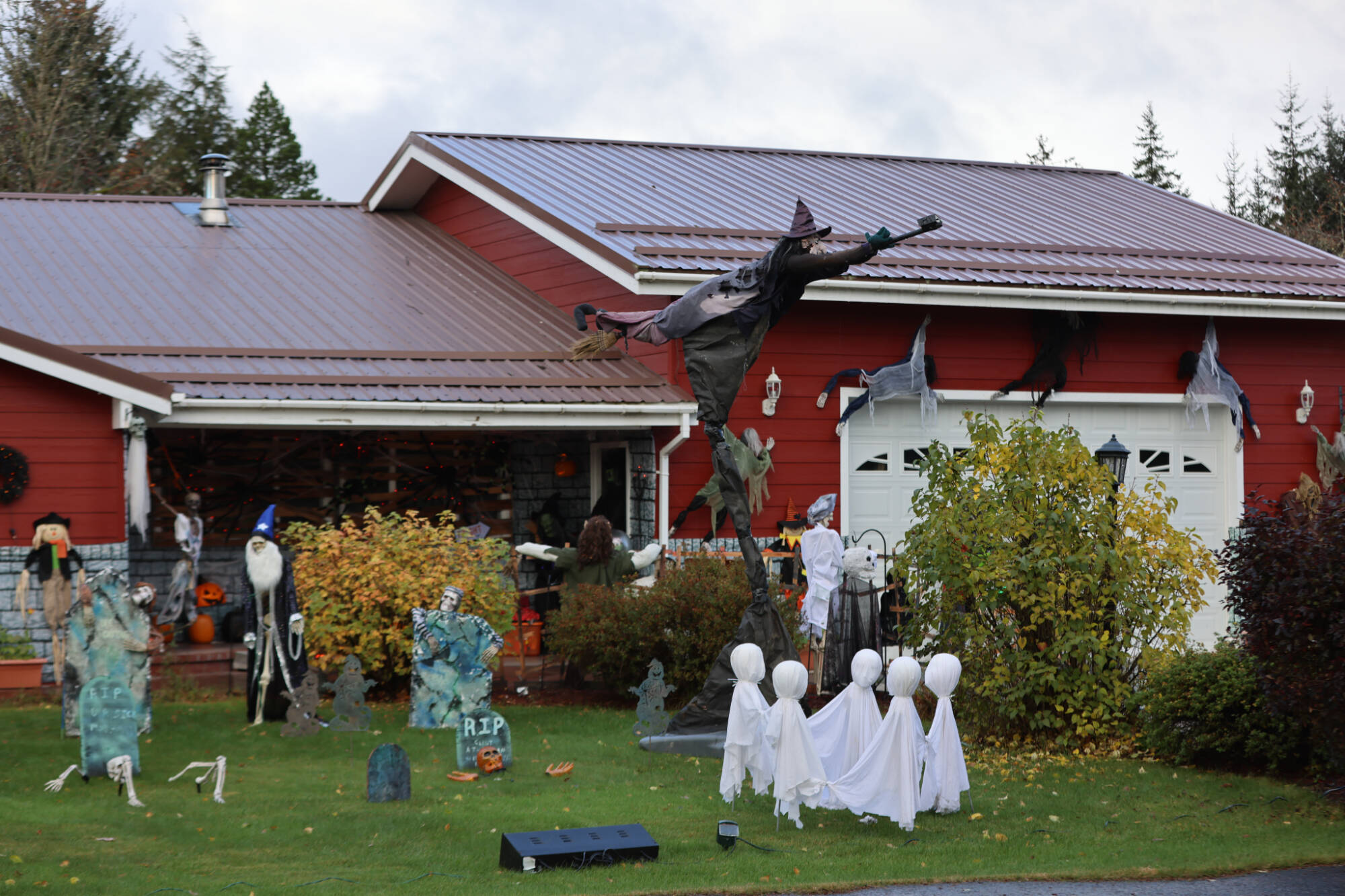 Jonson Kuhn / Juneau Empire
Earl’s Haunted Garage is located at 9420 Berners Ave. and will officially be open to the public on Saturday, Sunday, and Monday, Oct. 29, 30, and 31 from 6-11 p.m. $2 or canned goods are accepted for admission and all of the donations and proceeds go to various local food pantries.
