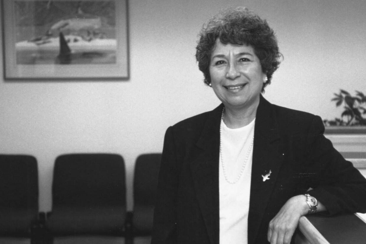 Ethel Aanwoogeex’ Lund, an Alaska Native leader and healthcare pioneer, died Friday morning. She was 91. (Courtesy / Healing Hand Foundation)
