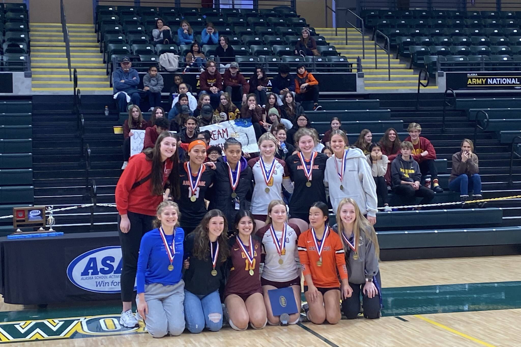 TMHS senior Mallory Welling was selected among 11 other volleyball players from within Alaska to be on the All Tournament Team during the 2022 3A/4A Volleyball State Championships in Anchorage. (Courtesy Photo / Julie Herman)