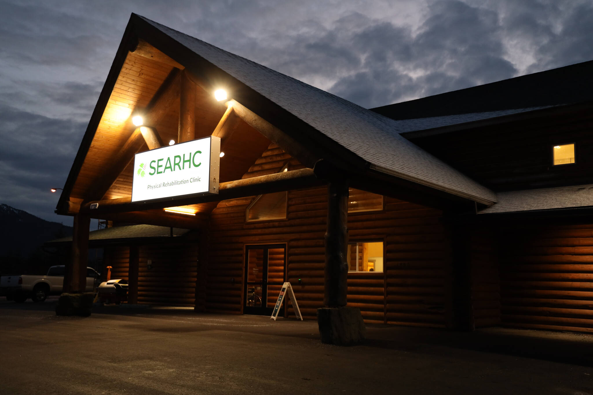 SouthEast Alaska Regional Health Consortium opened a new physical rehabilitation clinic at the old Armory Log Cabin on Crest Street in the Mendenhall Valley. The new location replaced the old facility previously located in the basement portion of the Ethel Lund Medical Center. (Clarise Larson / Juneau Empire)