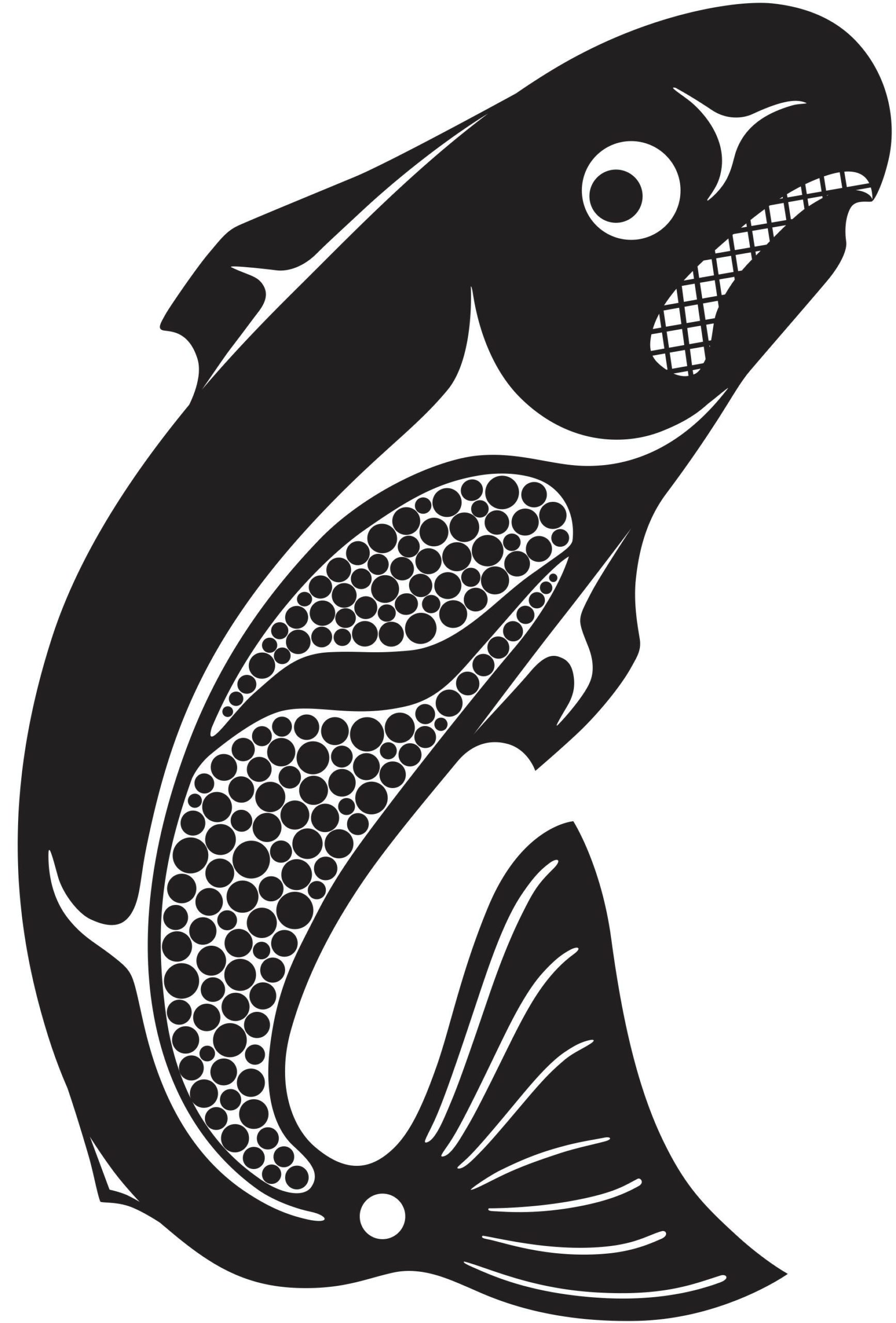 Mary Goddard formline salmon art. (Courtesy Image / Mary Goddard)