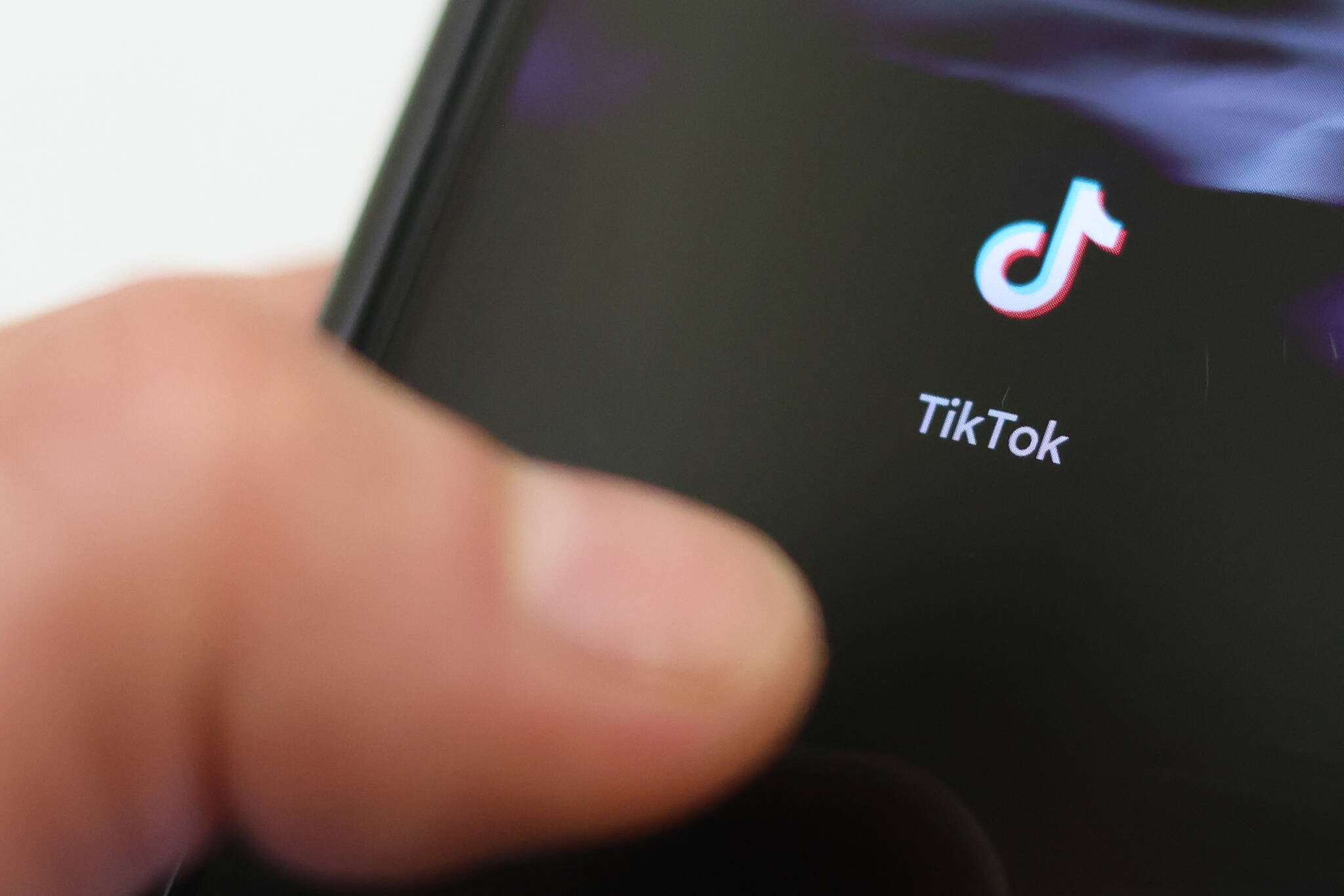 This photo shows the TikTok icon on a phone screen. University of Alaska and travel industry officials recently joined forces to attract potential students to employment and learning opportunities in Alaska through the popular app. (Ben Hohenstatt / Juneau Empire)