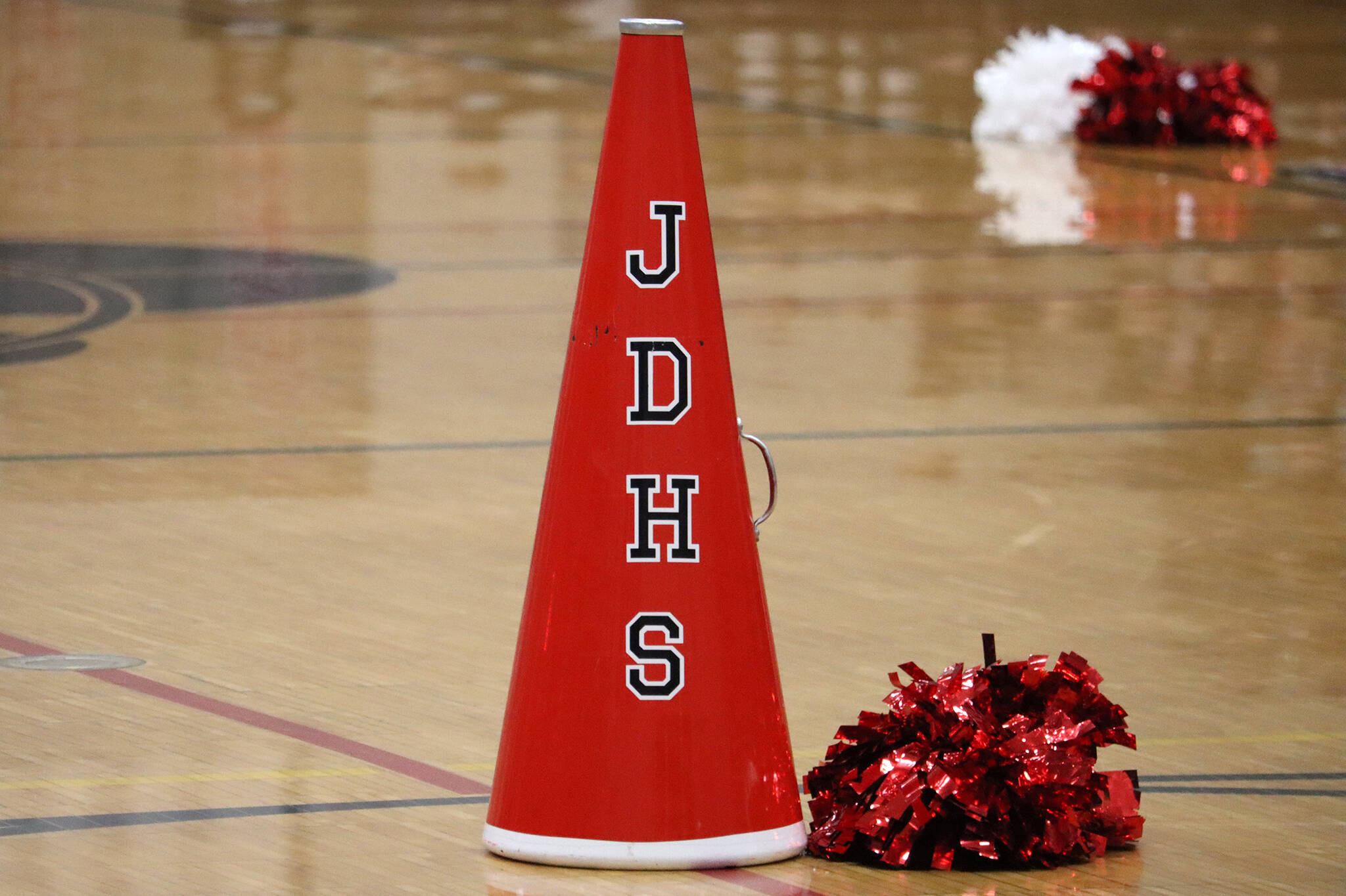 The JDHS boys basketball team won its second game of the season Wednesday. The Crimson Bears have more tournament games in their future — both in Las Vegas and at home. (Ben Hohenstatt / Juneau Empire File)