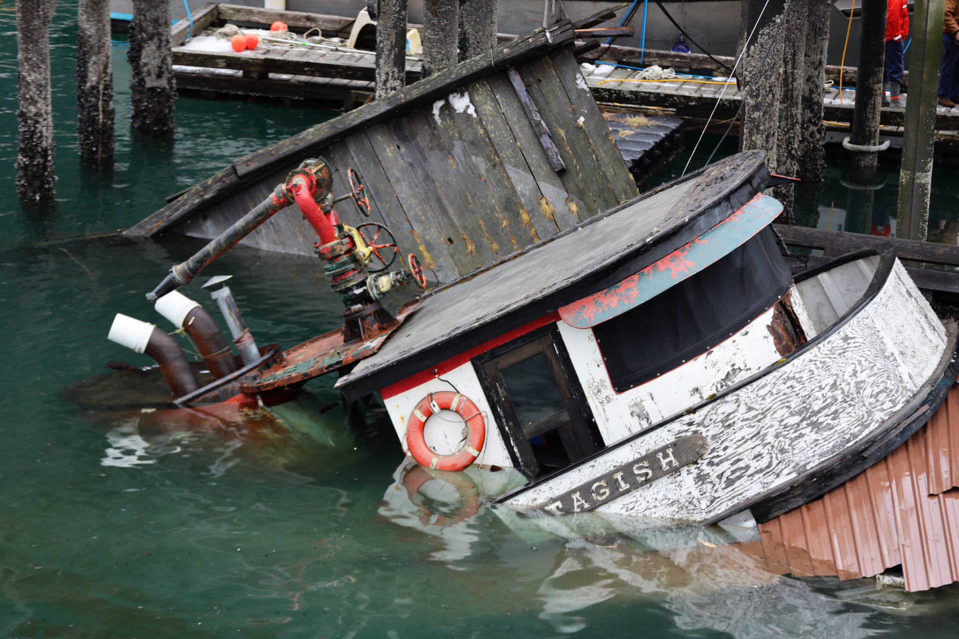 Tugboat sinks near cruise ship docks Juneau Empire