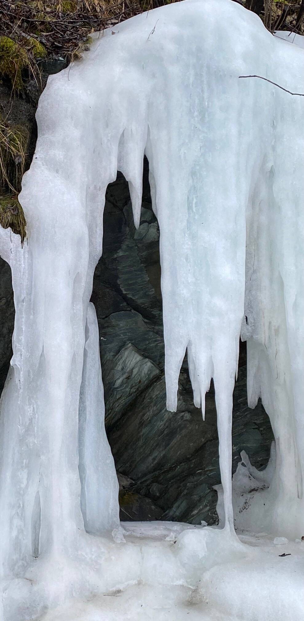 Dramatic icy falls frozen in time. (Courtesy Photo / Denise Carroll)