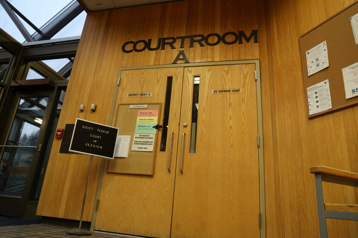 Early last week at the Juneau State Courthouse, a Juneau man pleaded guilty and was sentenced to five years in prison for a felony related to suffocating and torturing one or multiple kittens in early 2020. (Clarise Larson / Juneau Empire File)