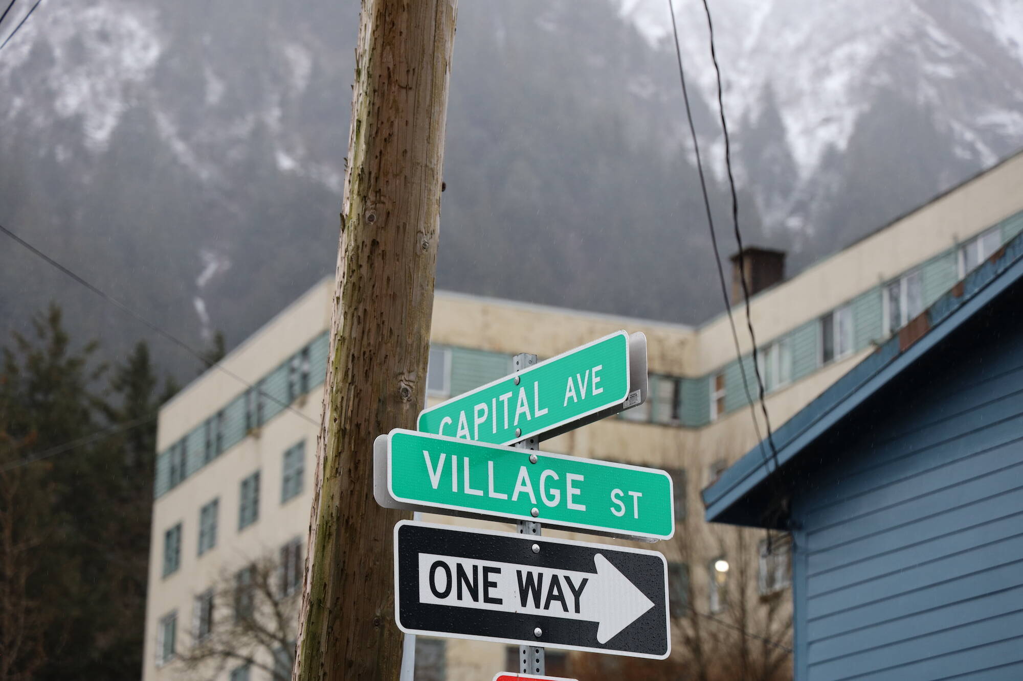 A parcel of land just off the corner of Capital Ave. and Village Street in downtown Juneau was approved to be the first parcel of land owned by the Central Council of the Tlingit and Haida Indian Tribes of Alaska to be put into federal trust, however, the state of Alaska filed a lawsuit against the federal government and asked the U.S. District Court of Alaska to reverse the federal government’s decision, return the land to Tlingit and Haida and stop future land-into-trust applications. (Clarise Larson / Juneau Empire)