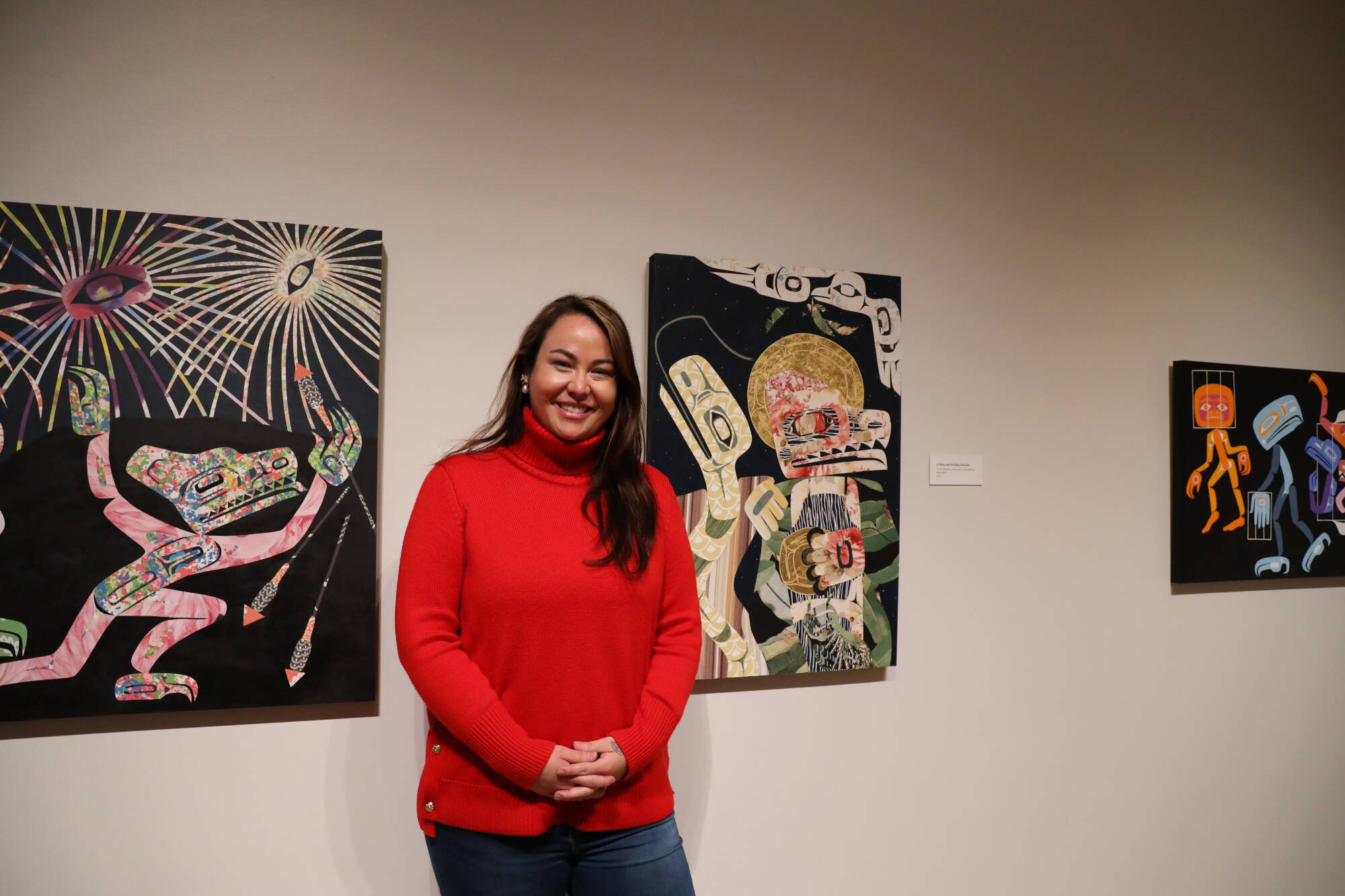 Tlingit multi-medium artist Alison Bremner Nax̲shag̲eit was recognized as a 2023 Cultural Capital Fellow for First Peoples Fund program. (Clarise Larson / Juneau Empire File)